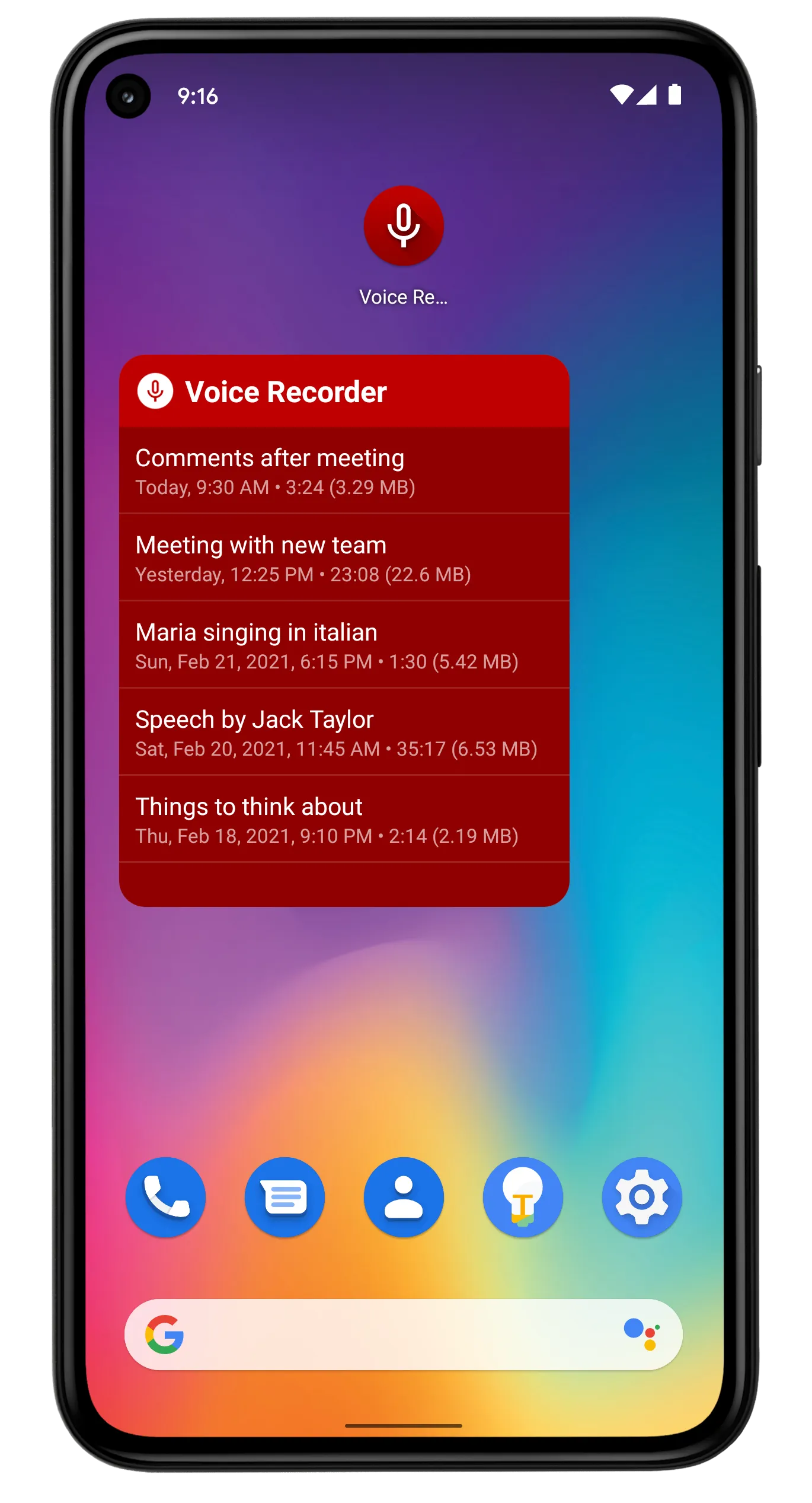 Voice Recorder Pro | Indus Appstore | Screenshot