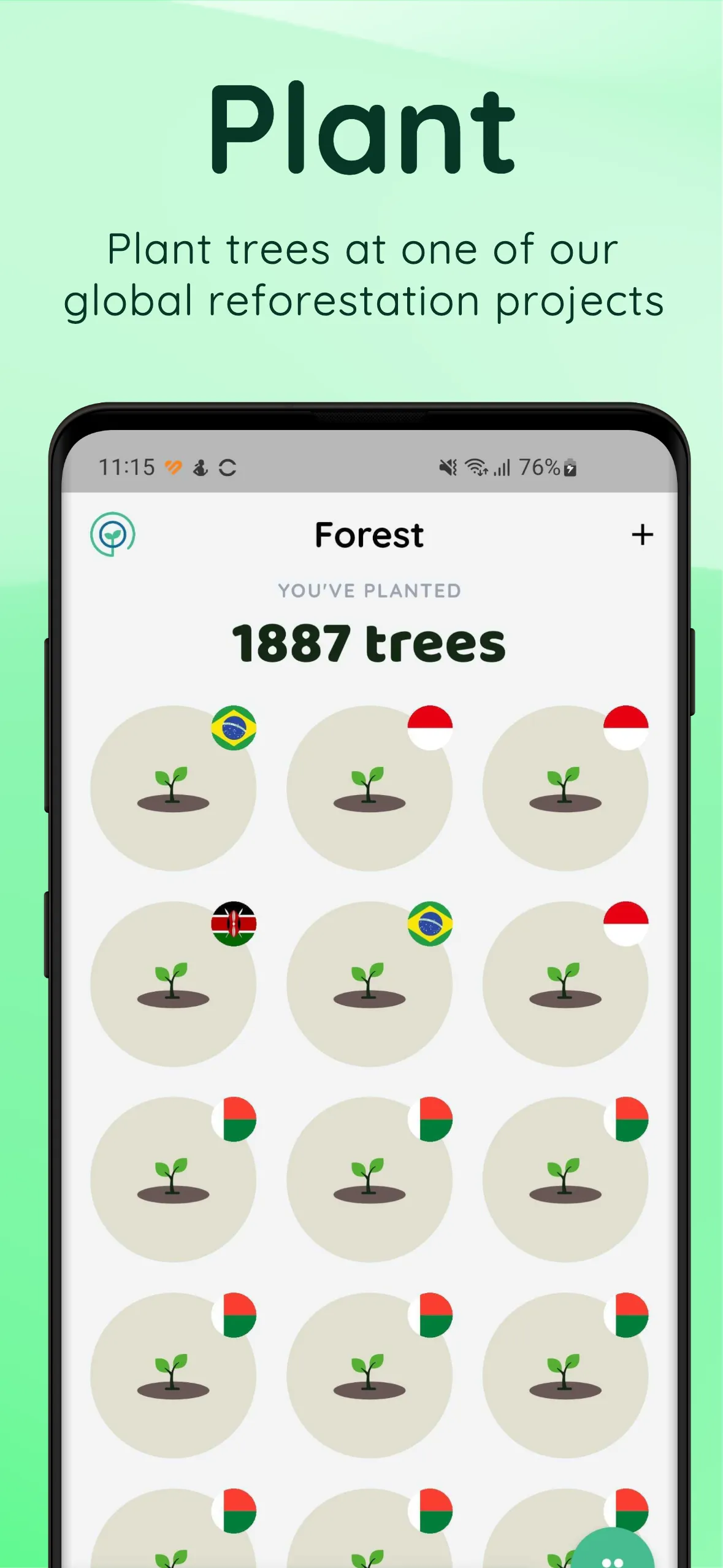 Treekly: Walk to Plant trees | Indus Appstore | Screenshot