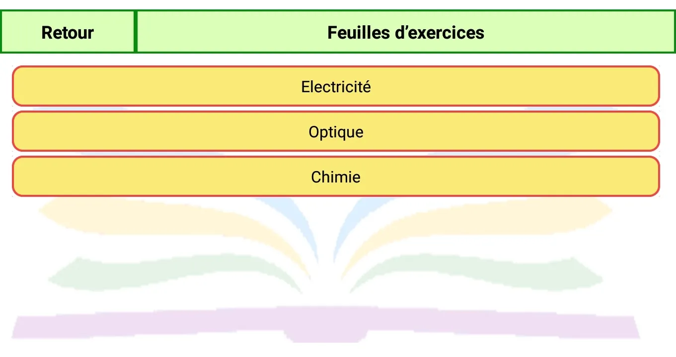 Physique et Chimie 5ème | Indus Appstore | Screenshot