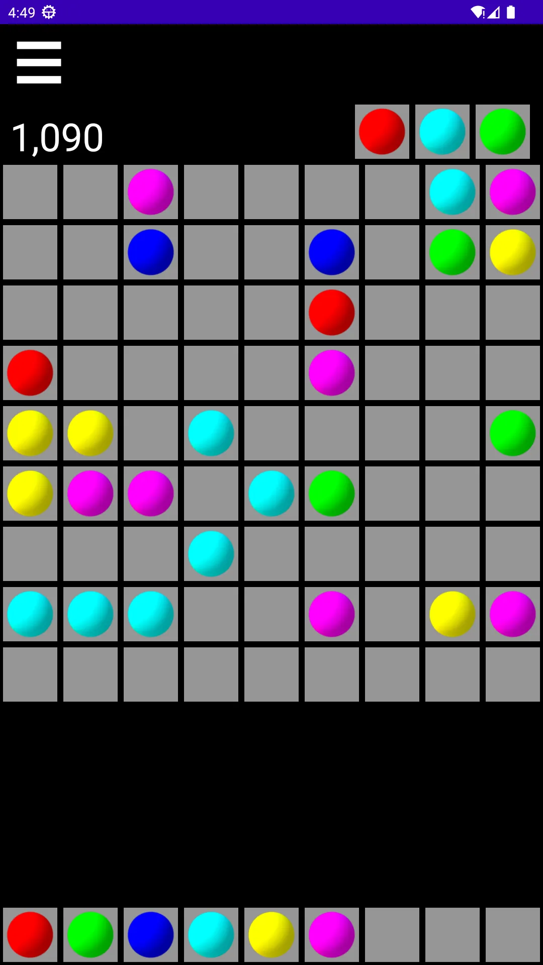 Nine Color Ball - Classic game | Indus Appstore | Screenshot