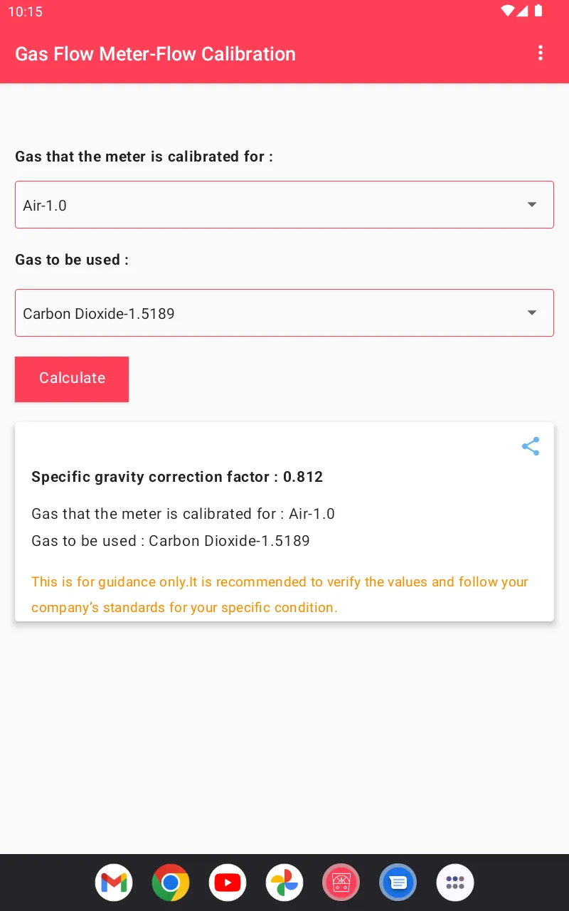 Gas Flow Meter - Calibration | Indus Appstore | Screenshot