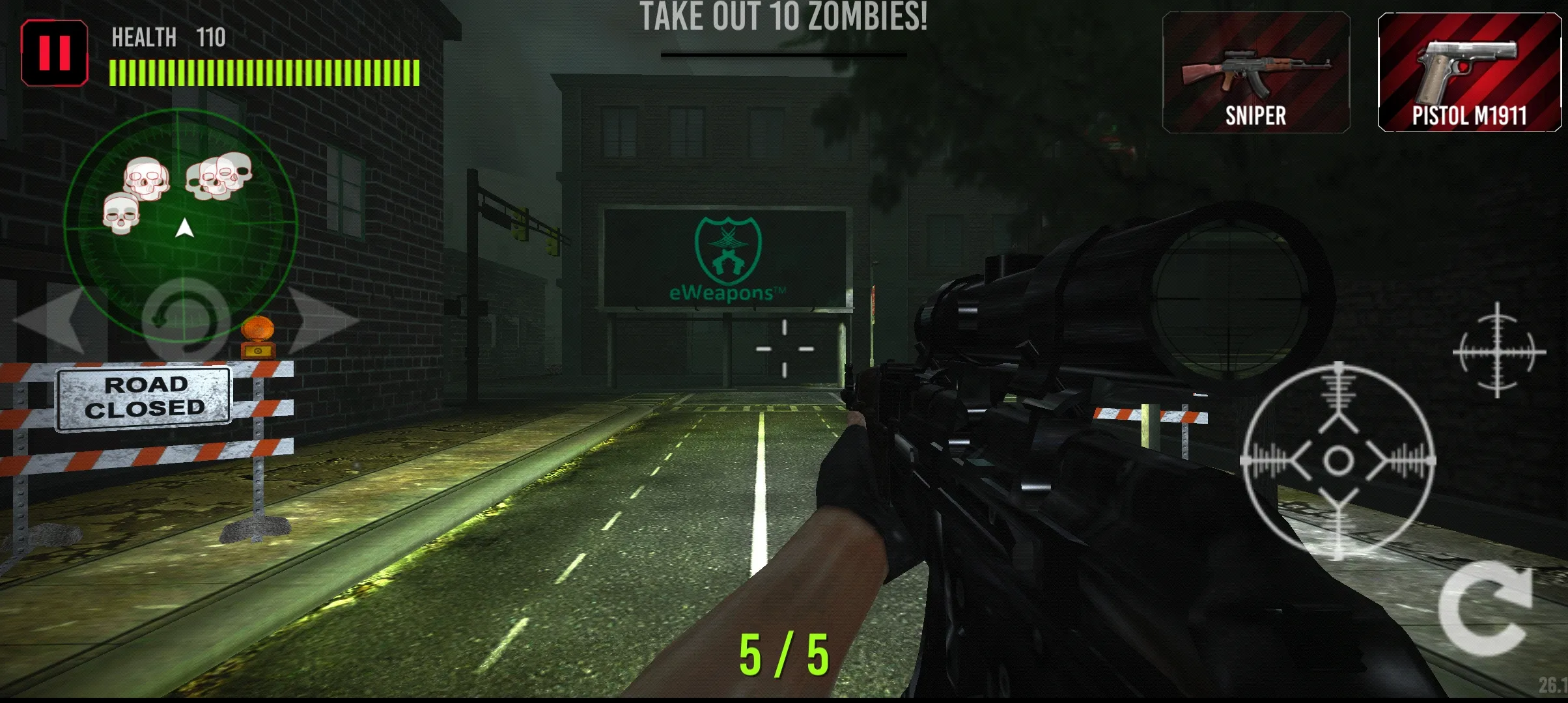 aZombie: Dead City | FPS Game | Indus Appstore | Screenshot