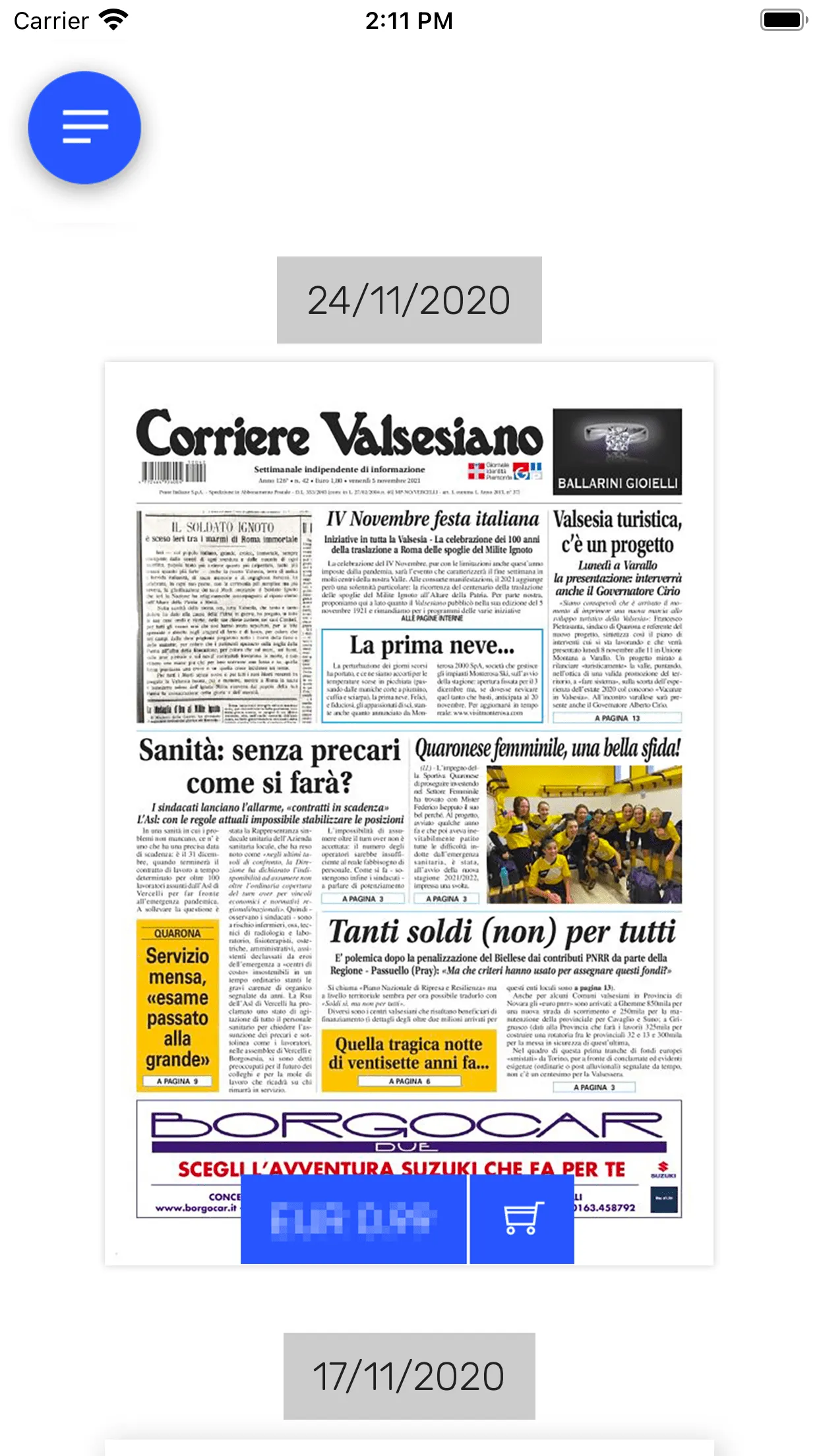 Corriere Valsesiano | Indus Appstore | Screenshot