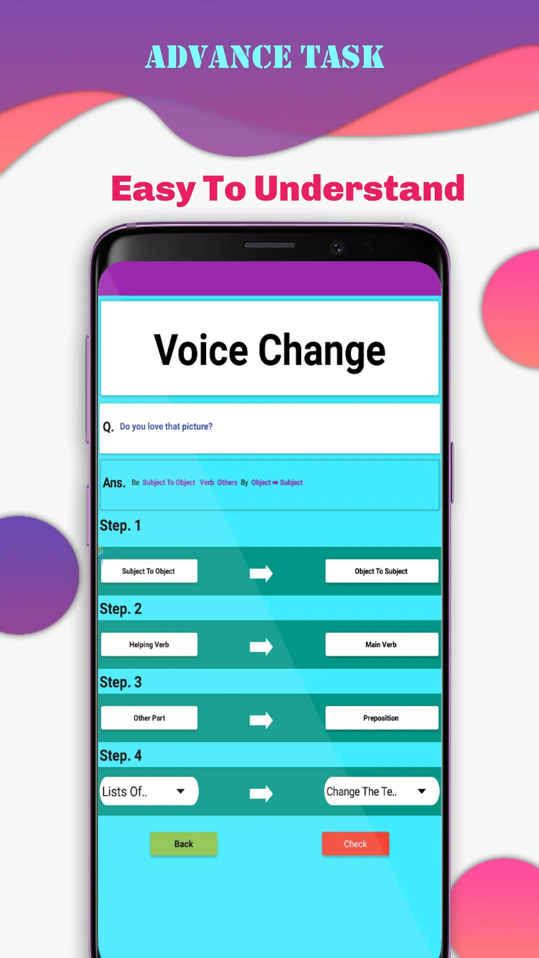 passive voice converter | Indus Appstore | Screenshot