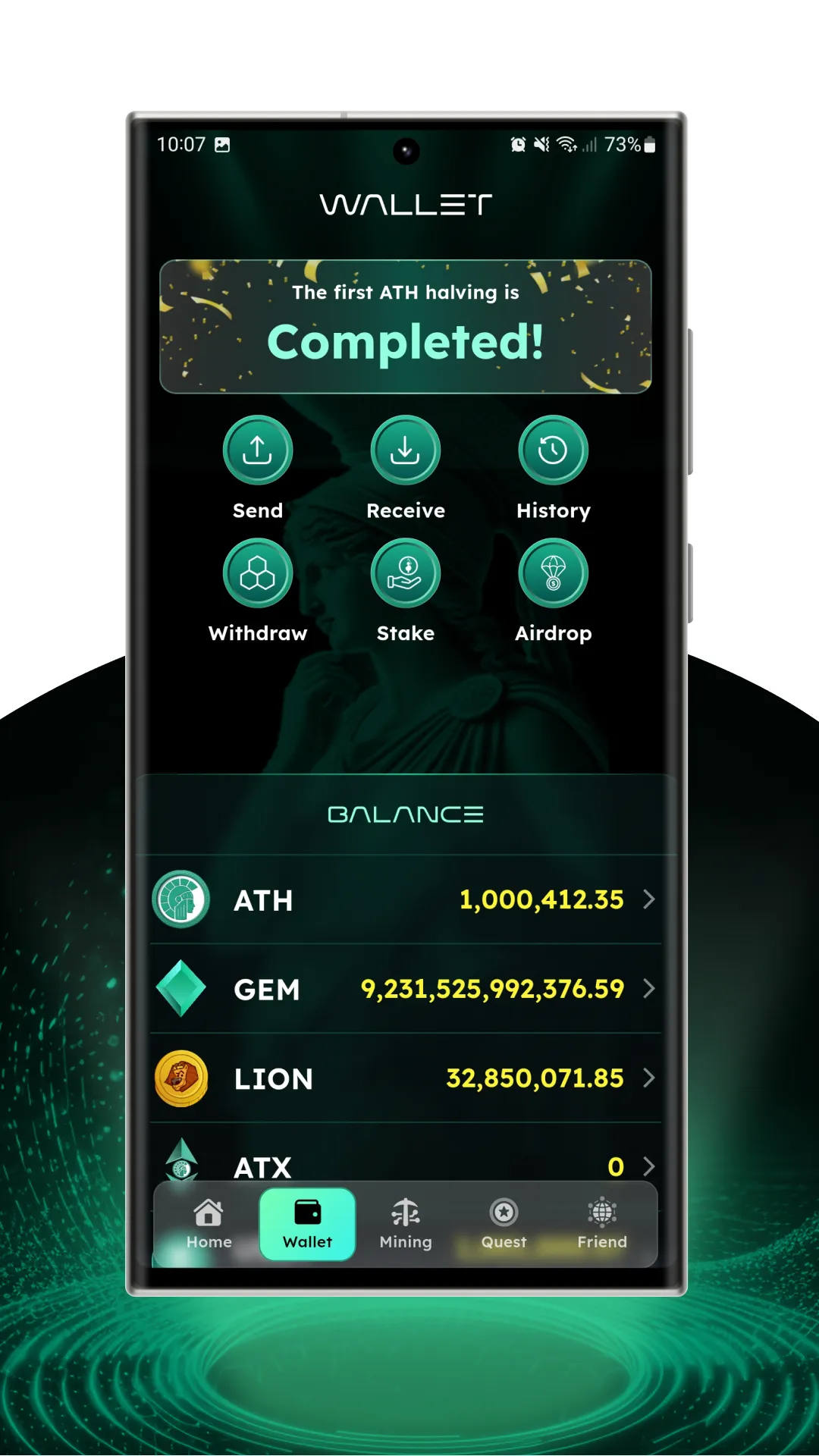 Athene Network | Indus Appstore | Screenshot