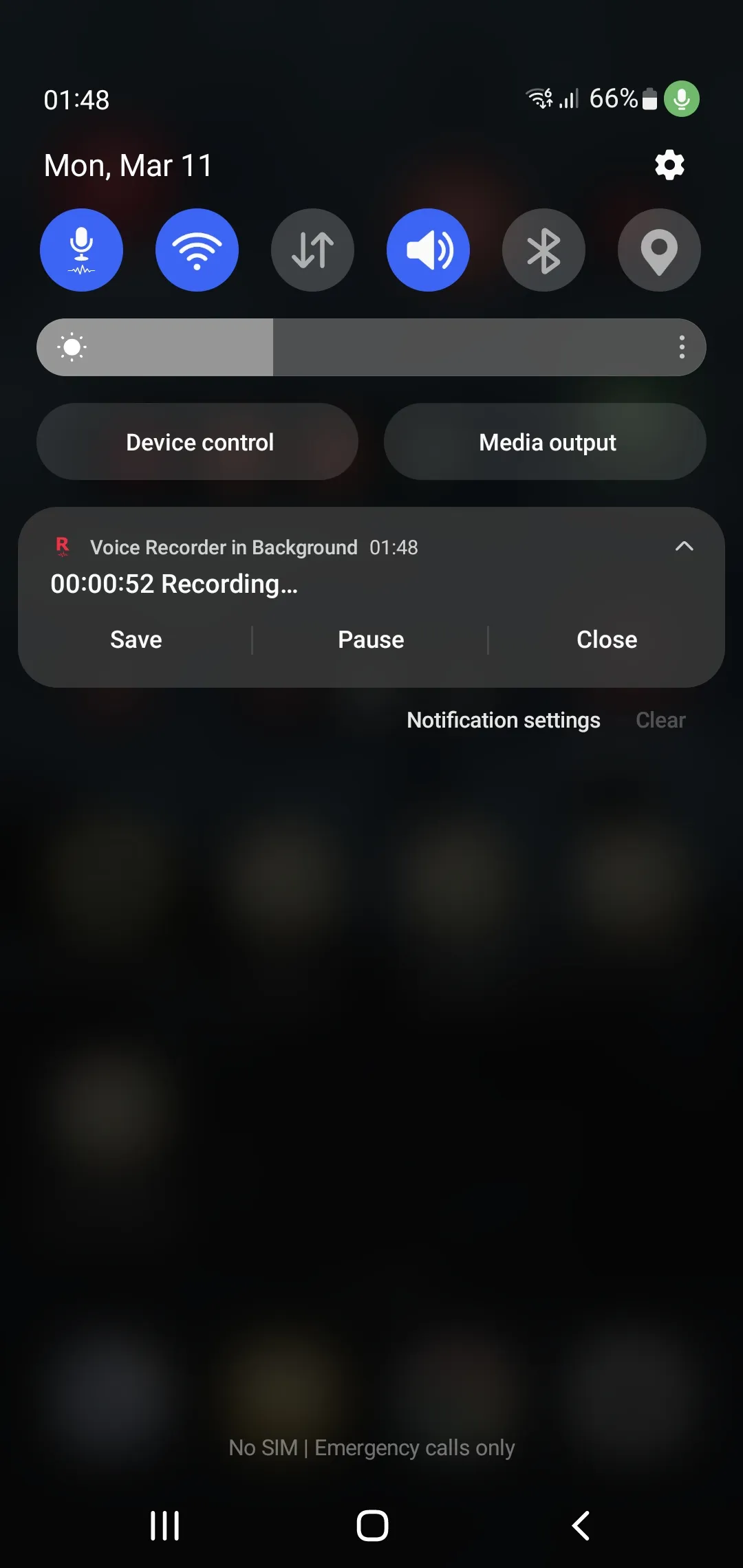 Voice Recorder in Background | Indus Appstore | Screenshot