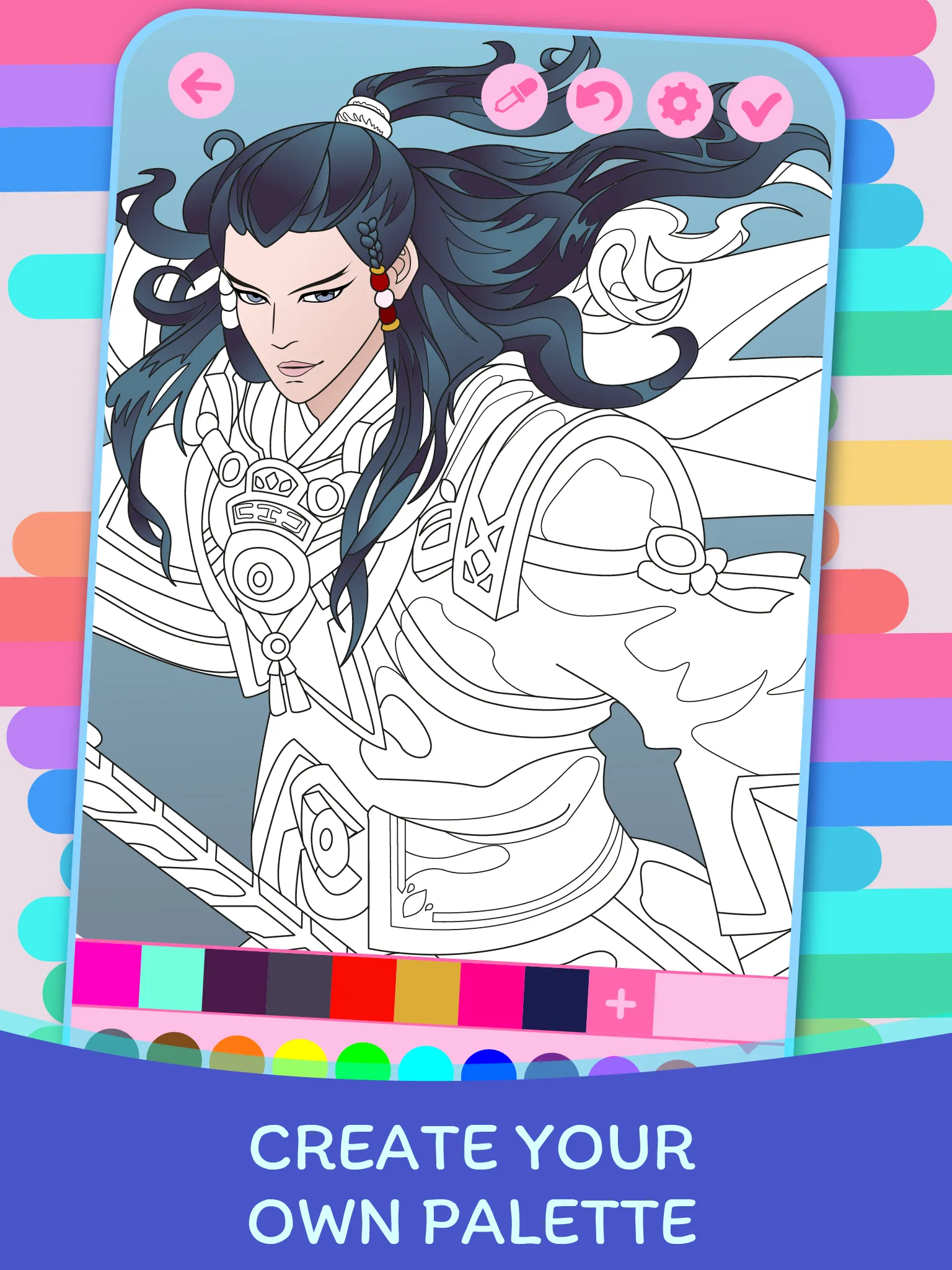 Anime Fantasy Coloring Book | Indus Appstore | Screenshot