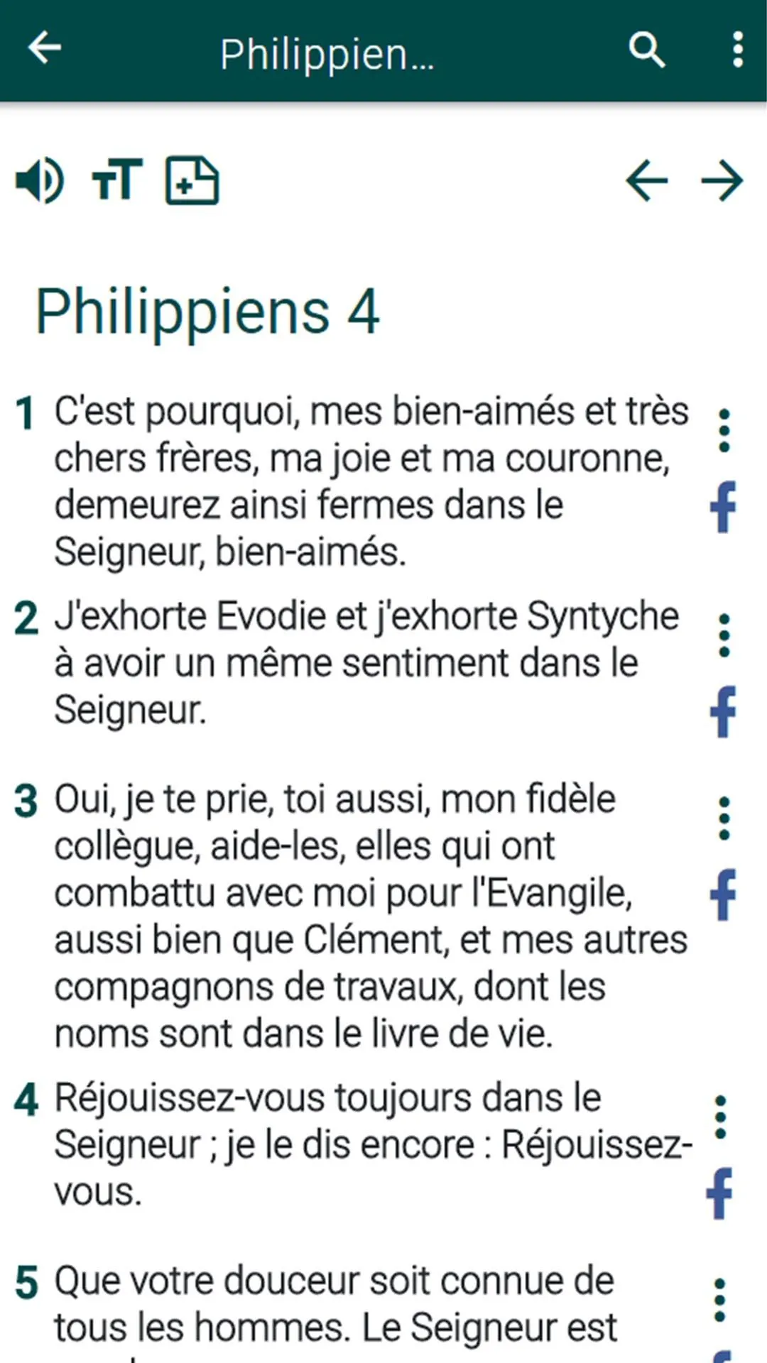 La Bible en français courant | Indus Appstore | Screenshot