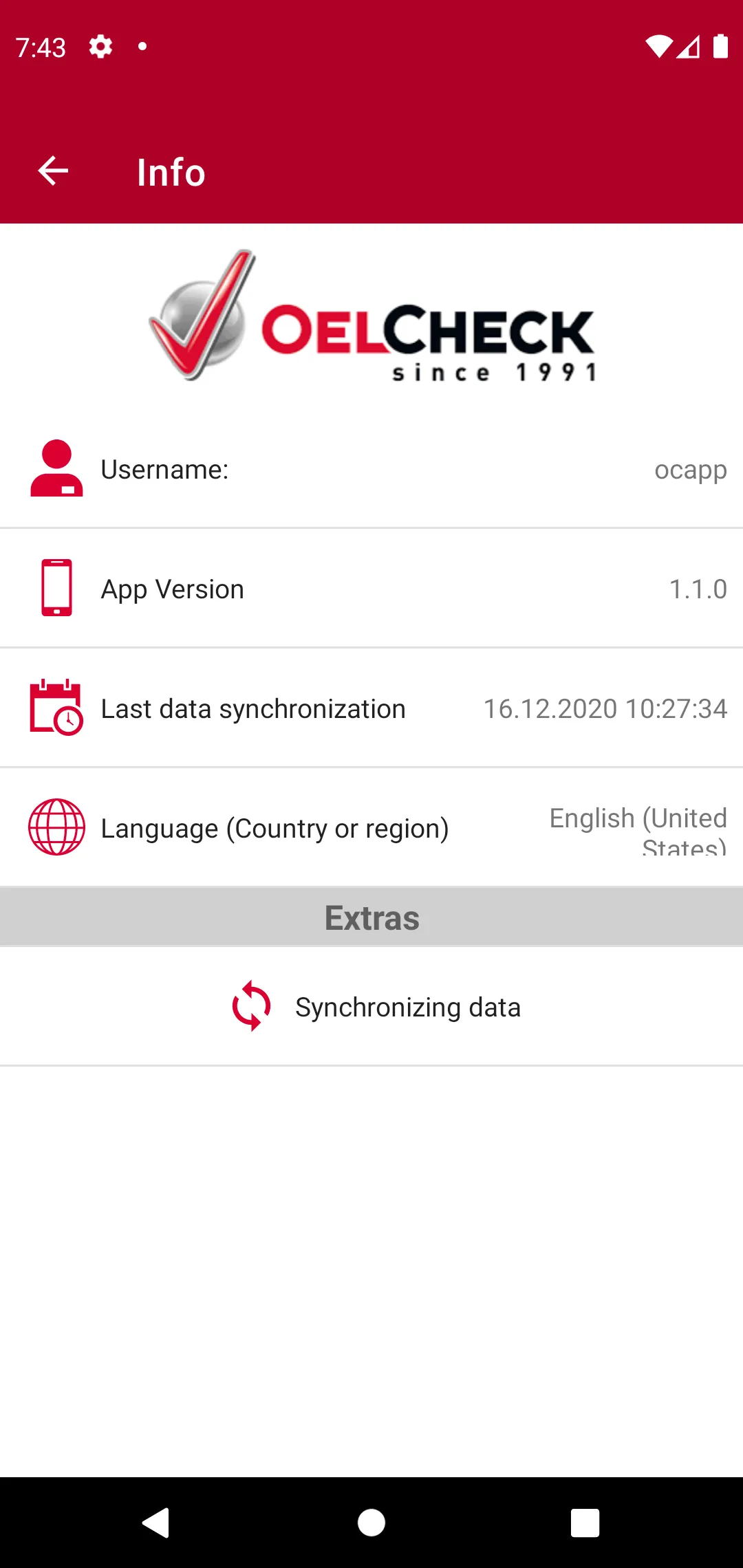 OELCHECK 4.0 | Indus Appstore | Screenshot