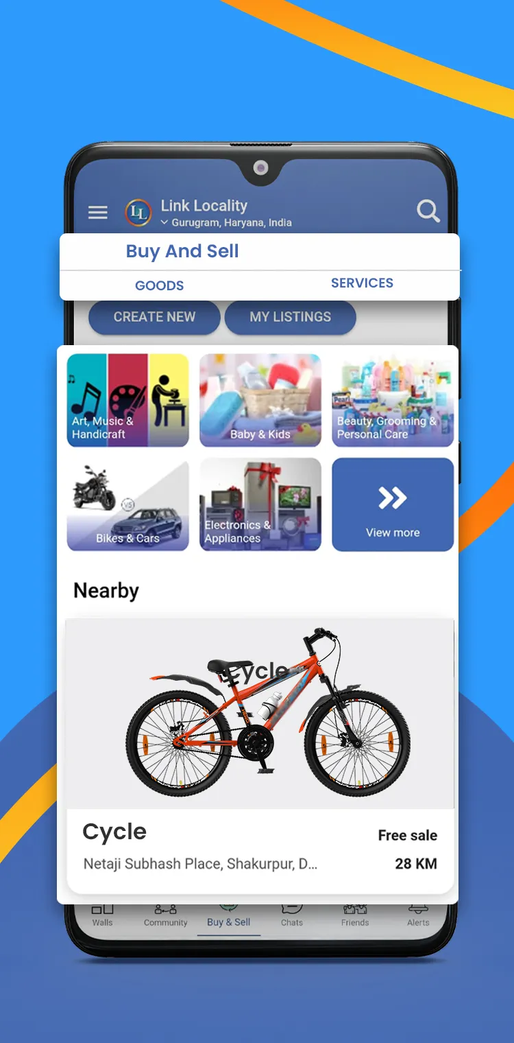 Link Locality Neighborhood App | Indus Appstore | Screenshot