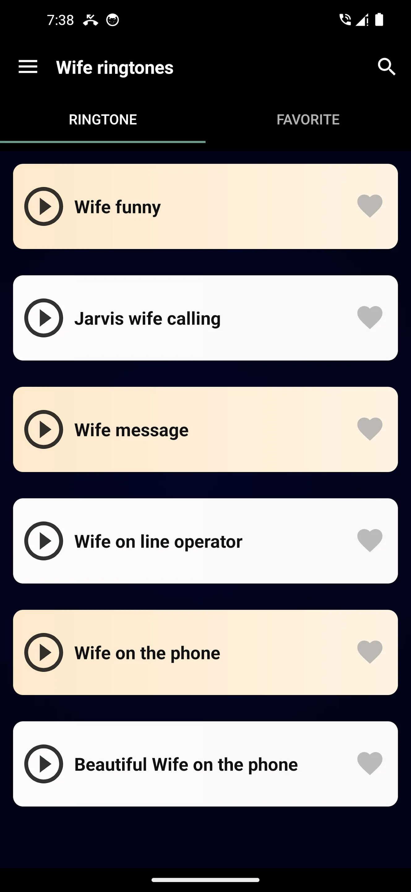 Wife ringtones | Indus Appstore | Screenshot