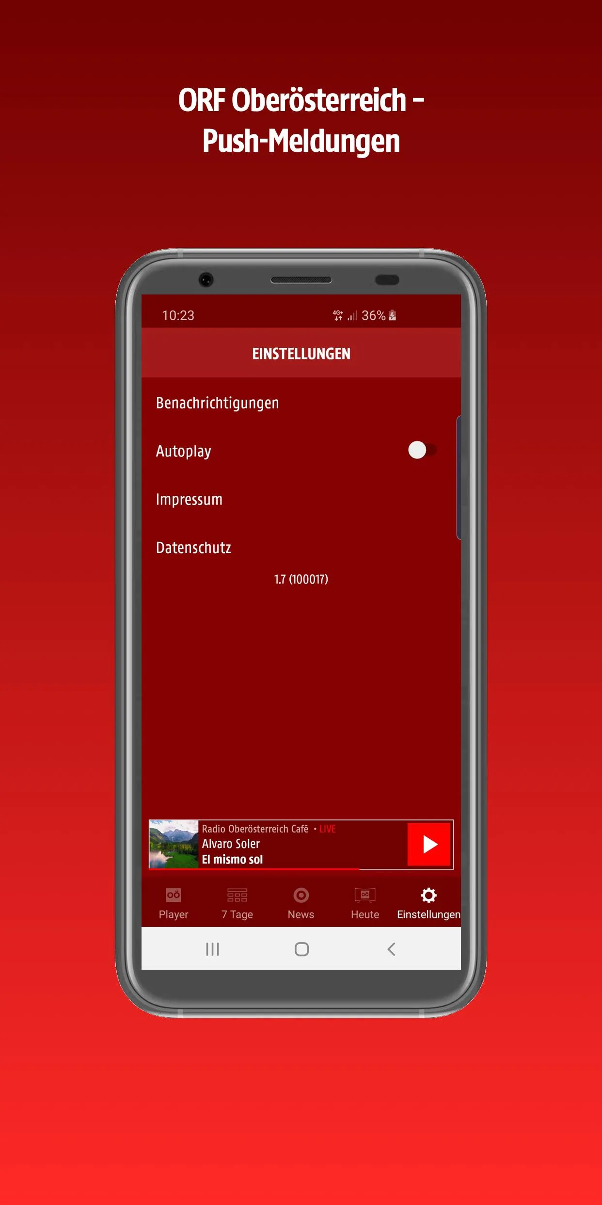 ORF Oberösterreich | Indus Appstore | Screenshot