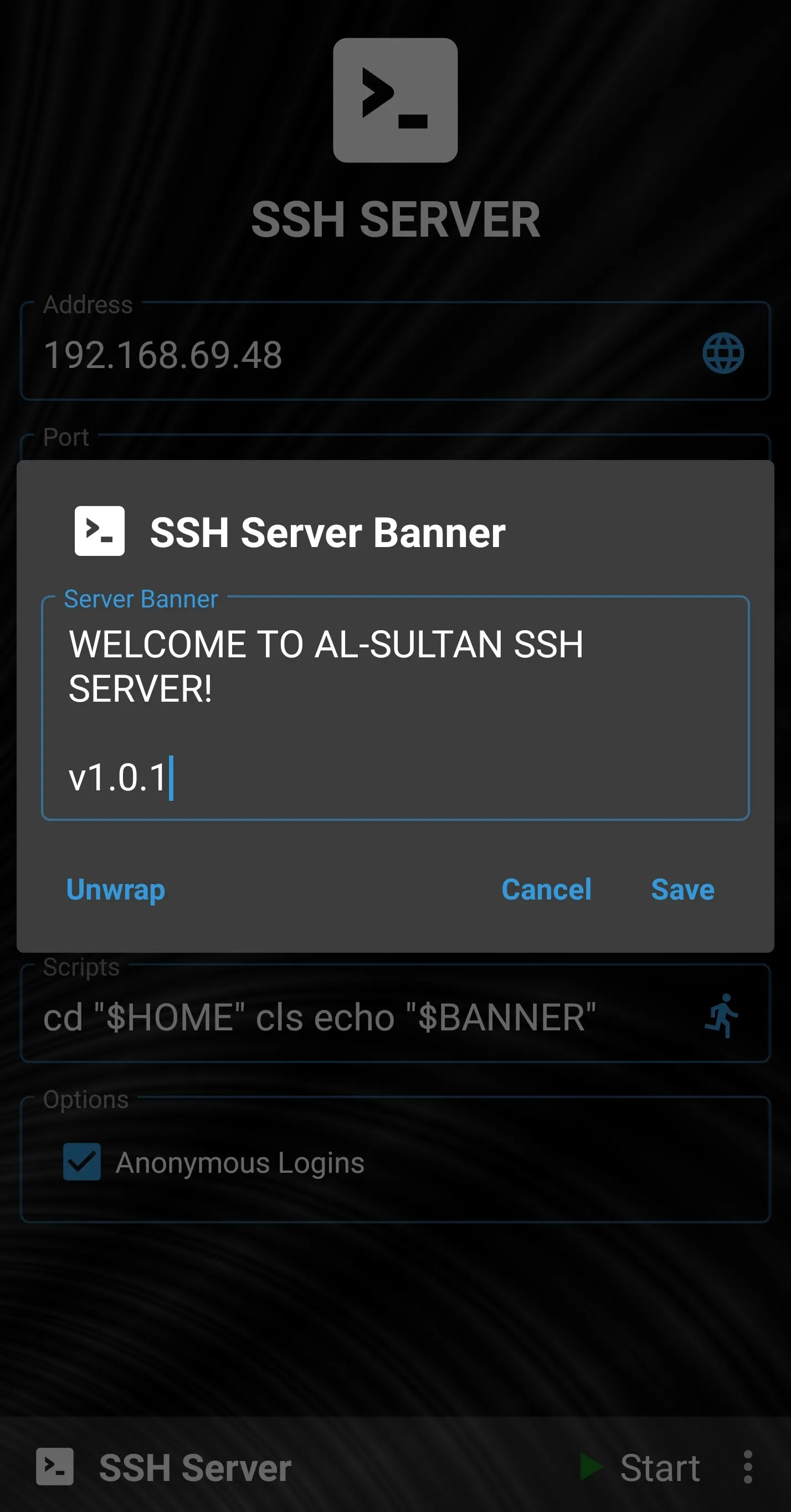 SSH Server | Indus Appstore | Screenshot