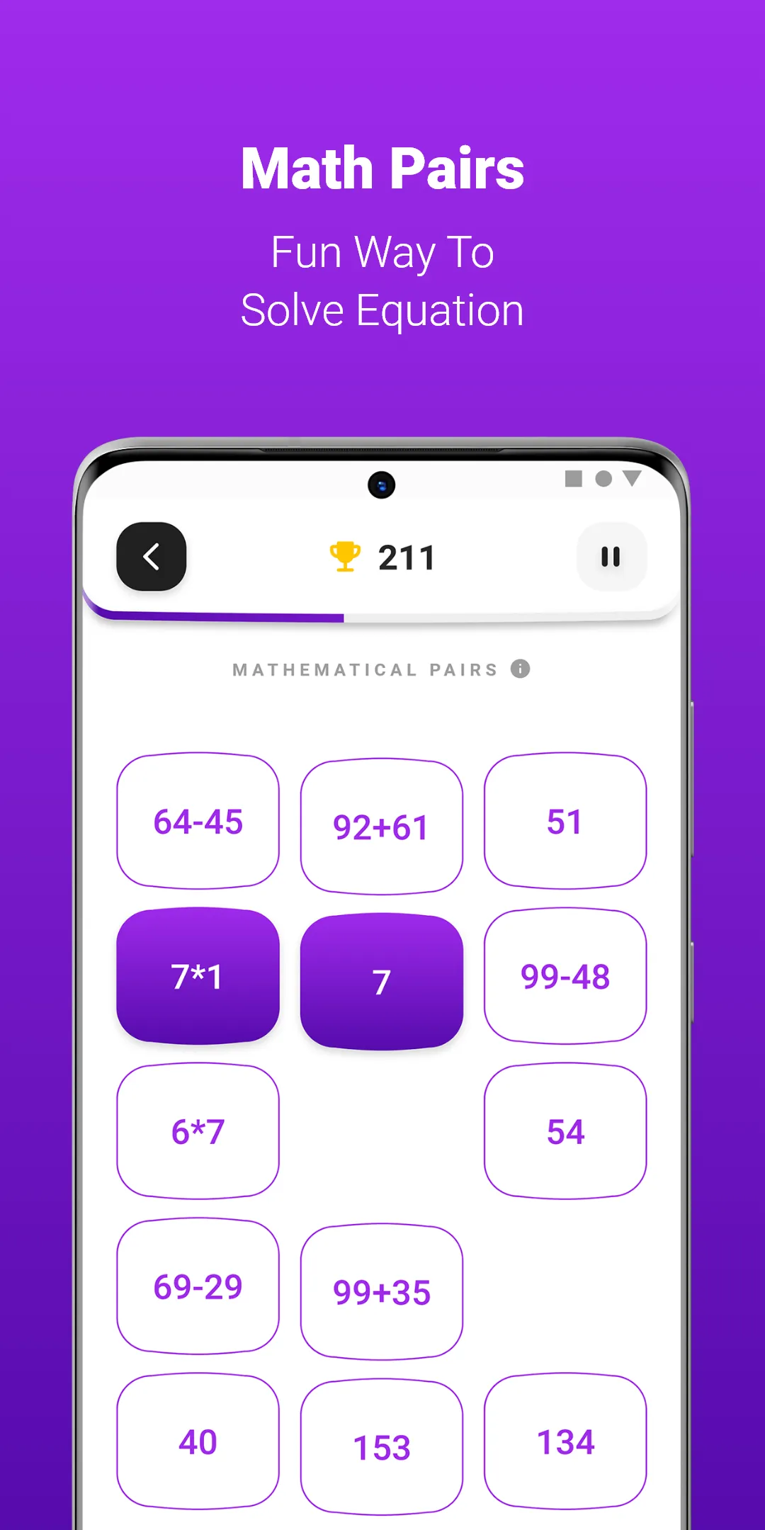 Math Puzzle & Calculation Game | Indus Appstore | Screenshot