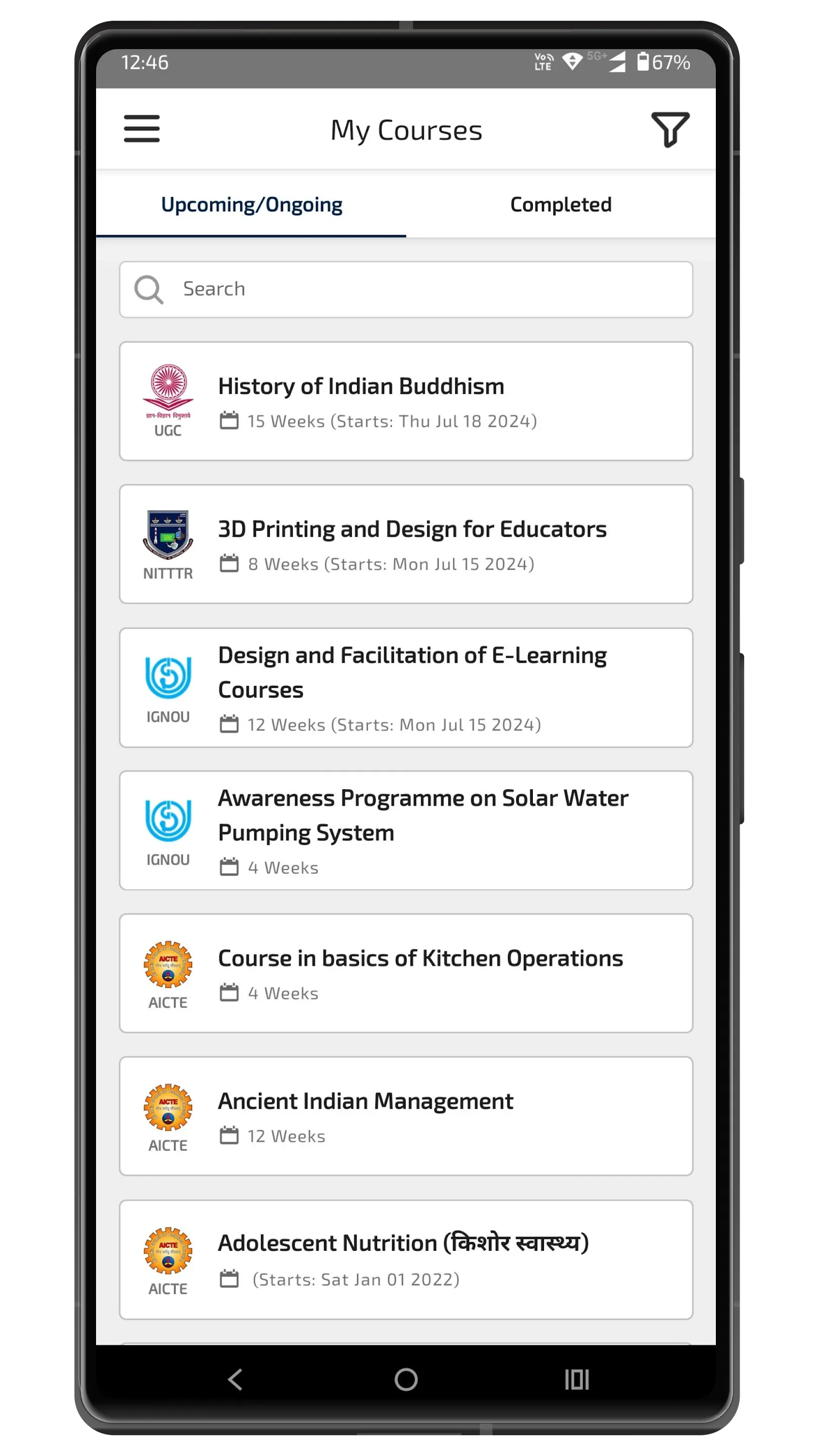 Swayam | Indus Appstore | Screenshot