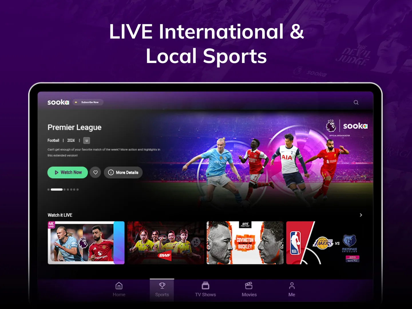 sooka: Sports, Dramas, Movies | Indus Appstore | Screenshot
