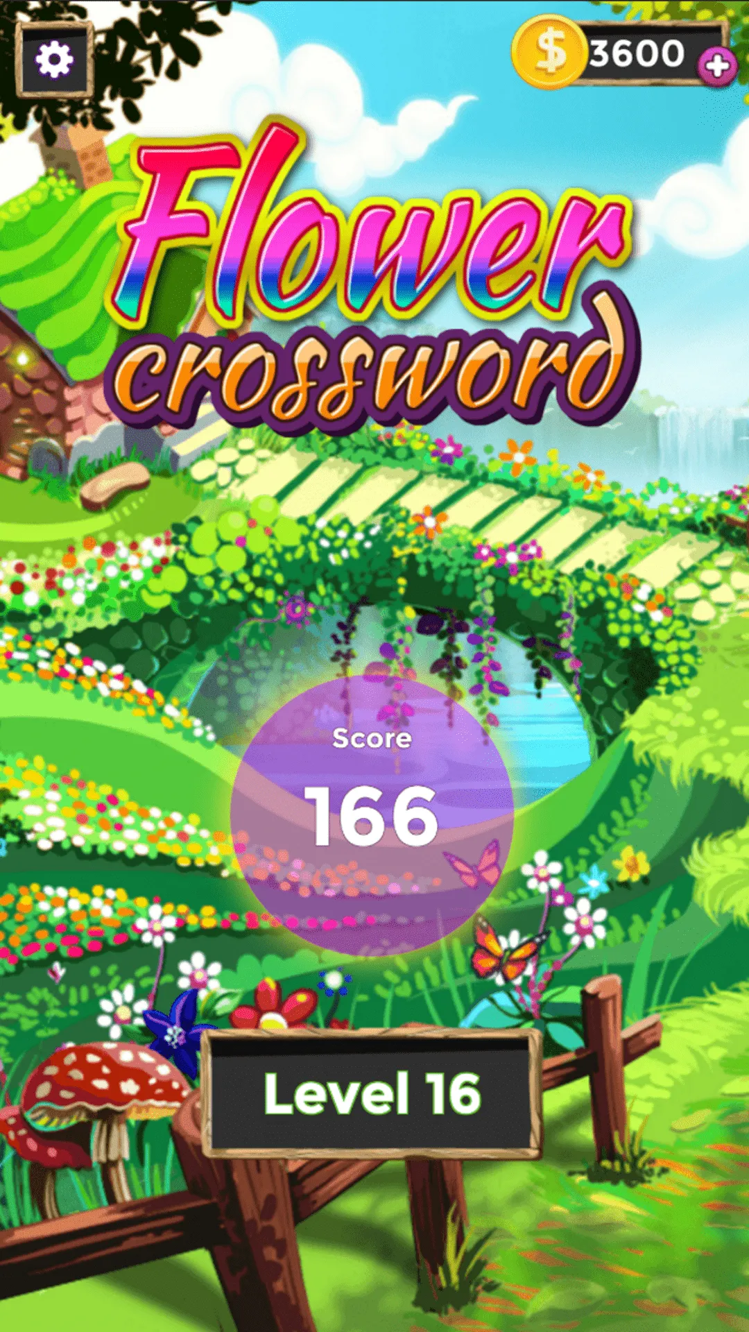 Flower crossword puzzle games | Indus Appstore | Screenshot