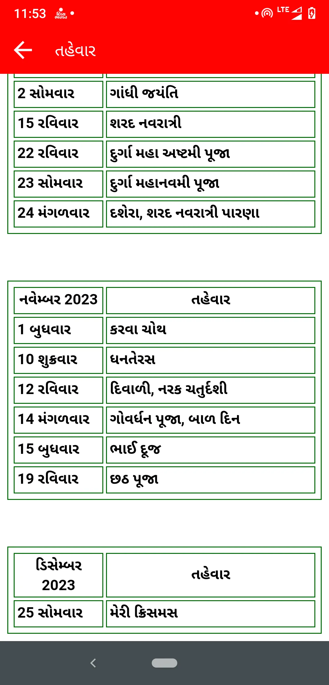 Gujarati Calendar 2024 | Indus Appstore | Screenshot