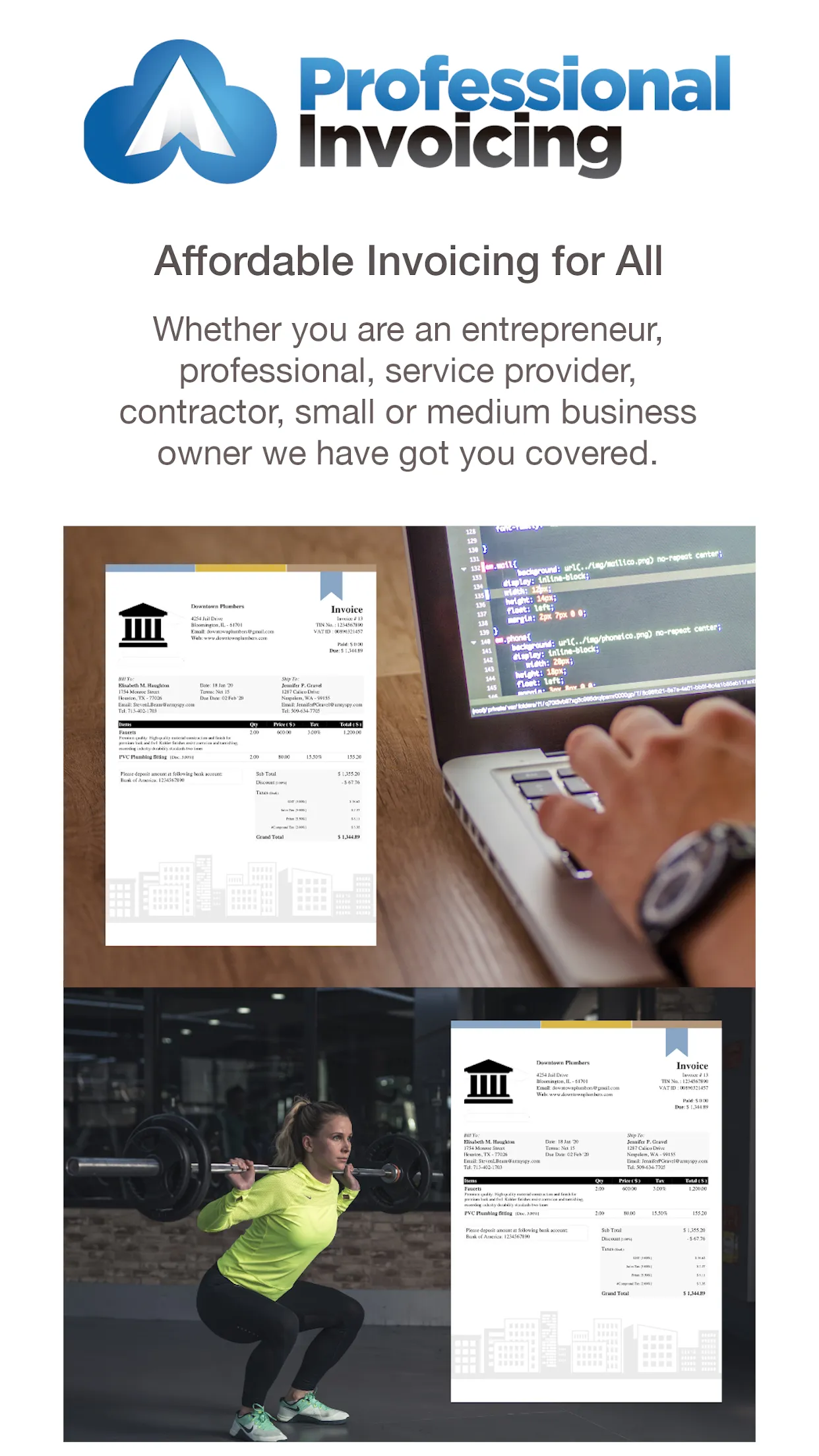 Professional Invoicing | Indus Appstore | Screenshot