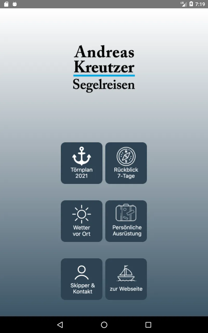 Andreas Kreutzer Segelreisen | Indus Appstore | Screenshot