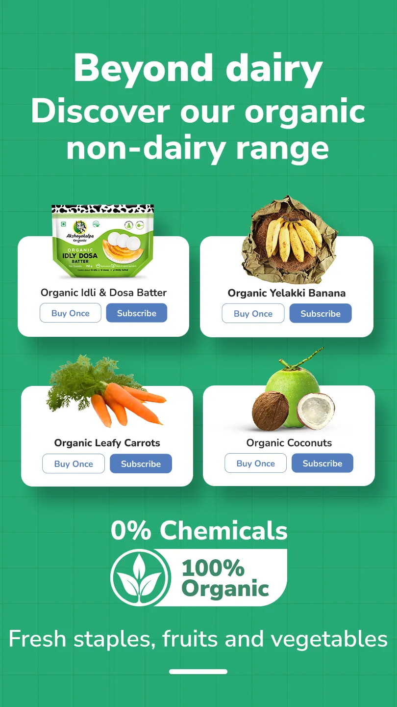 Akshayakalpa Organic Milk | Indus Appstore | Screenshot