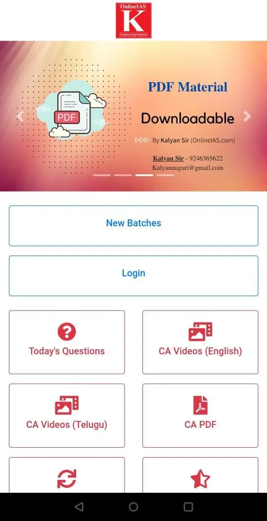 KalyanIAS.com (OnlineIAS) | Indus Appstore | Screenshot