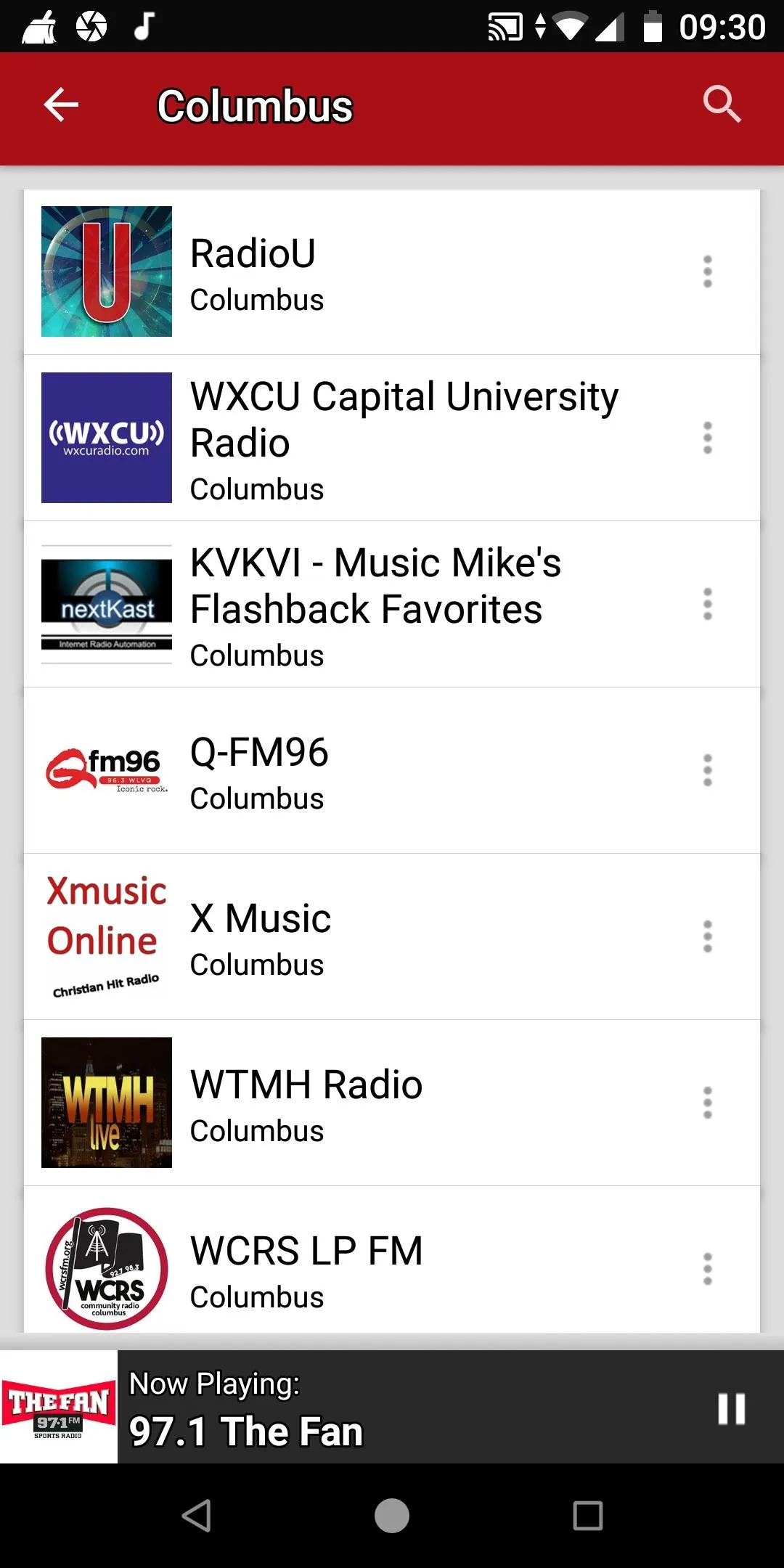 Columbus Radio Stations | Indus Appstore | Screenshot