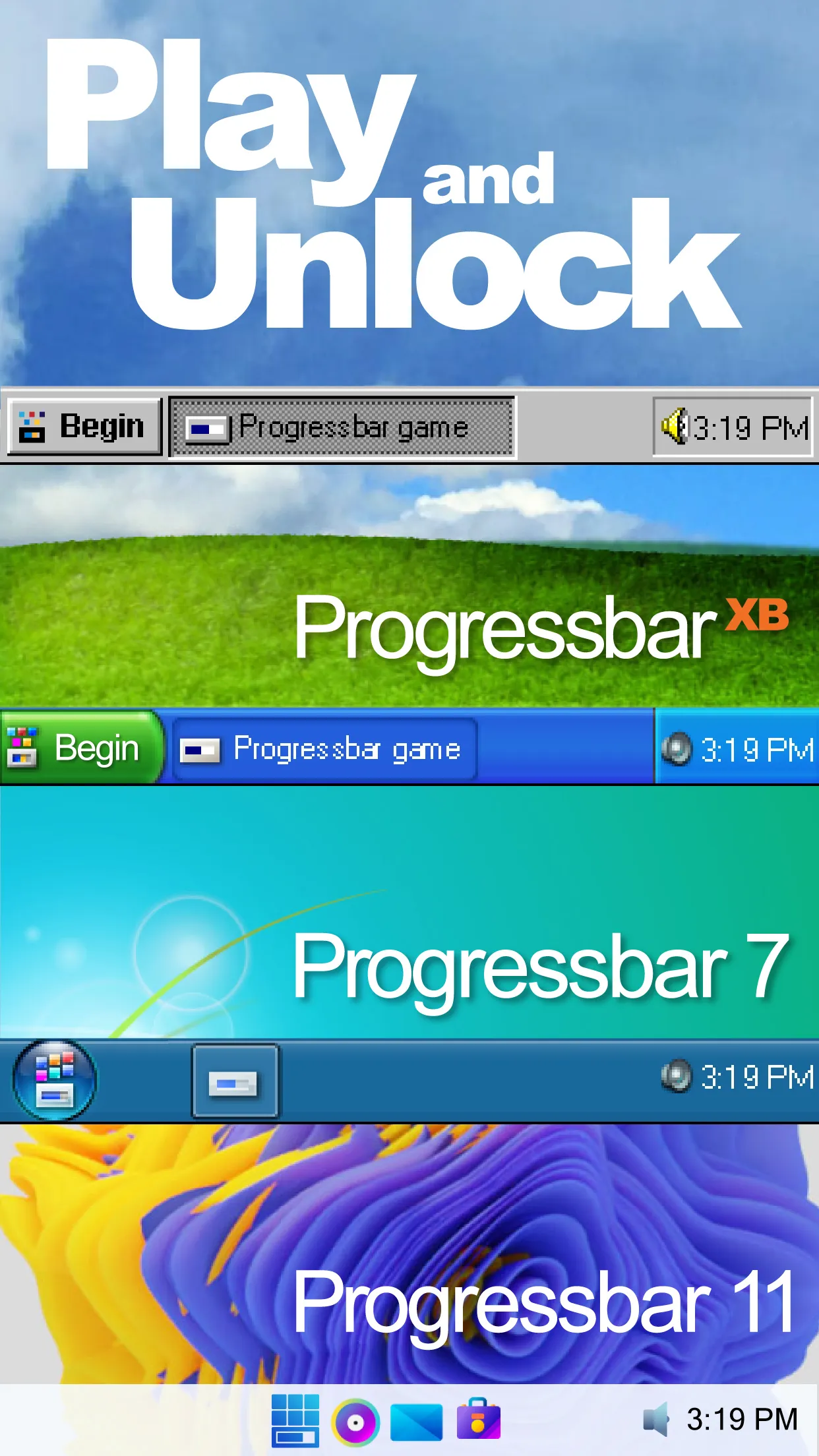 Progressbar95 - nostalgic game | Indus Appstore | Screenshot