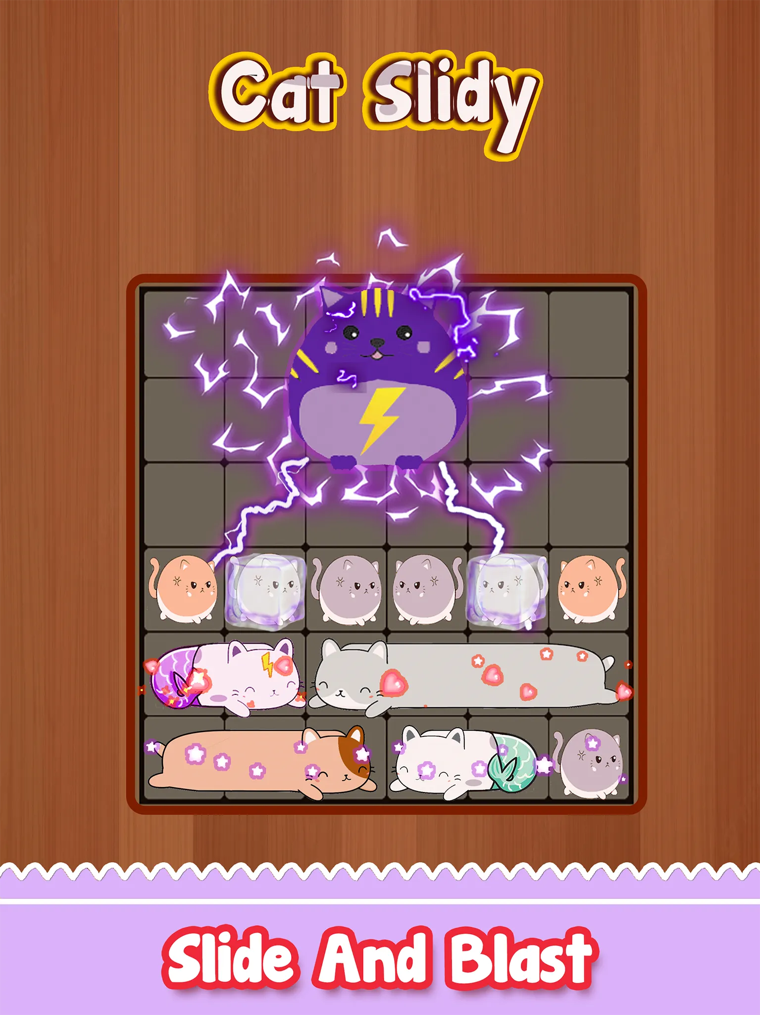 Cat Slidy: Kawaii Slide Puzzle | Indus Appstore | Screenshot