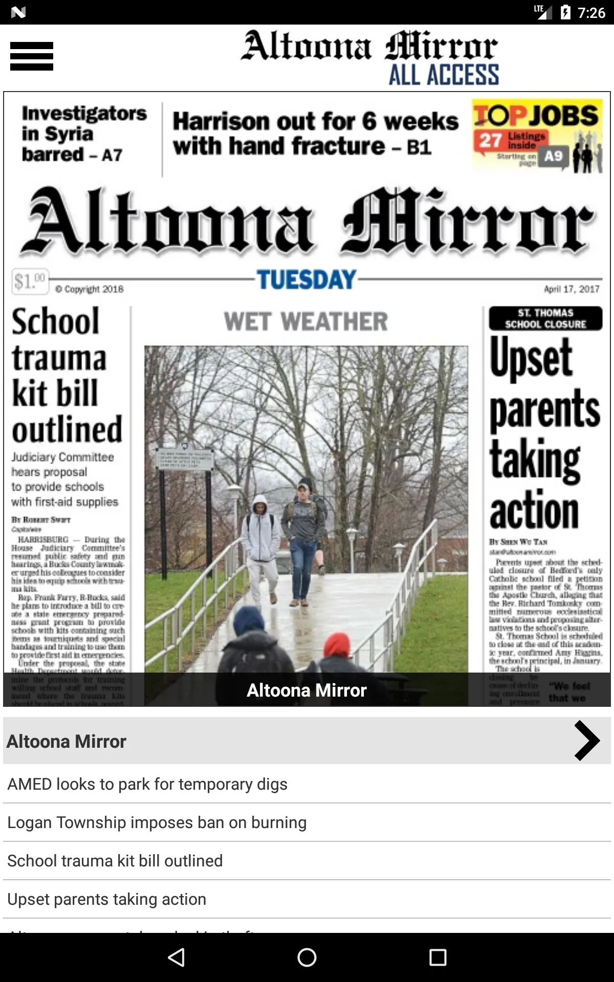 Altoona Mirror All Access | Indus Appstore | Screenshot