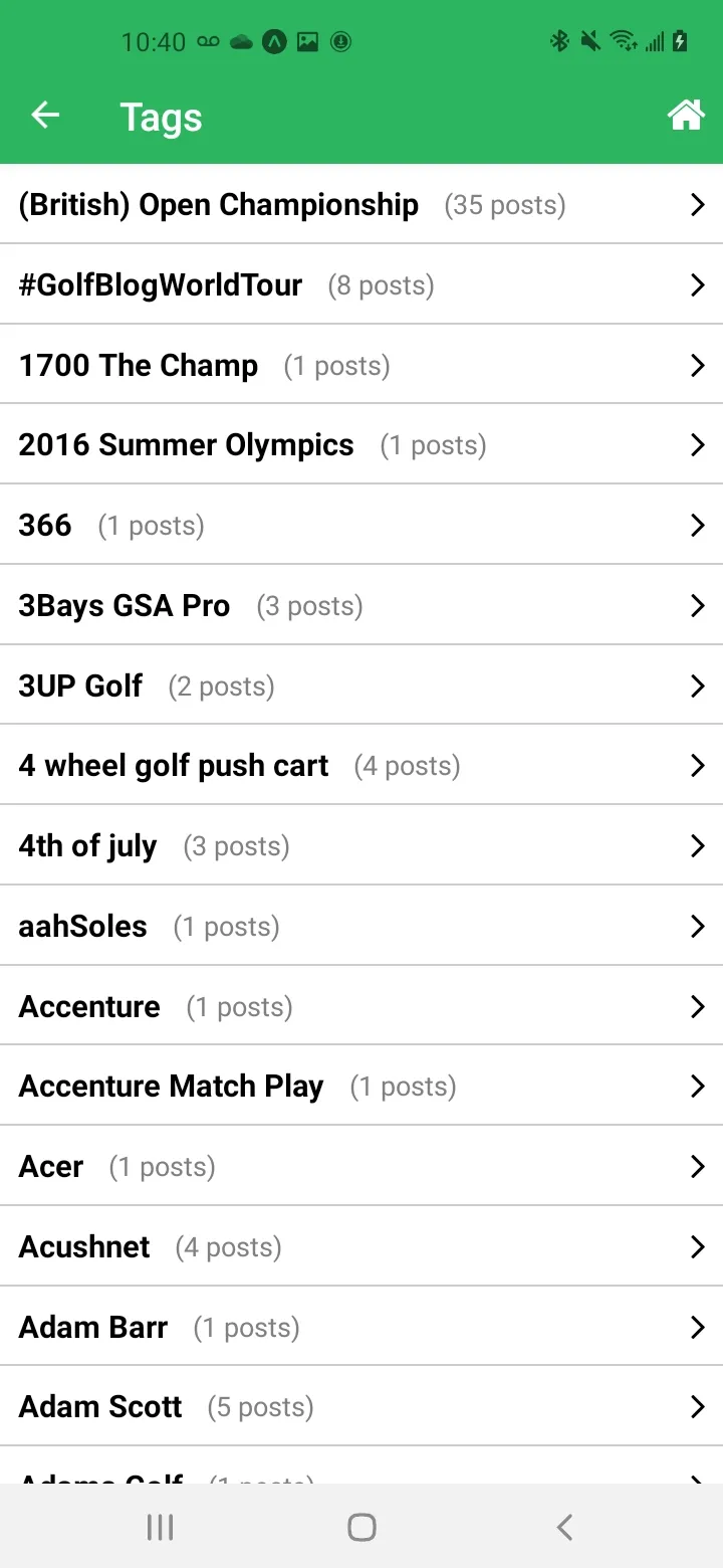 Hooked on Golf Blog | Indus Appstore | Screenshot