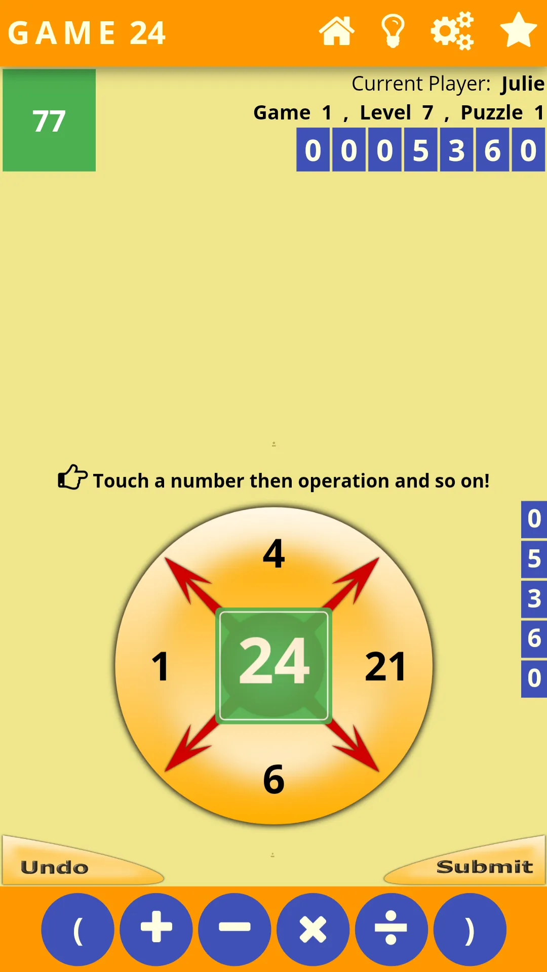 24 Game | Indus Appstore | Screenshot