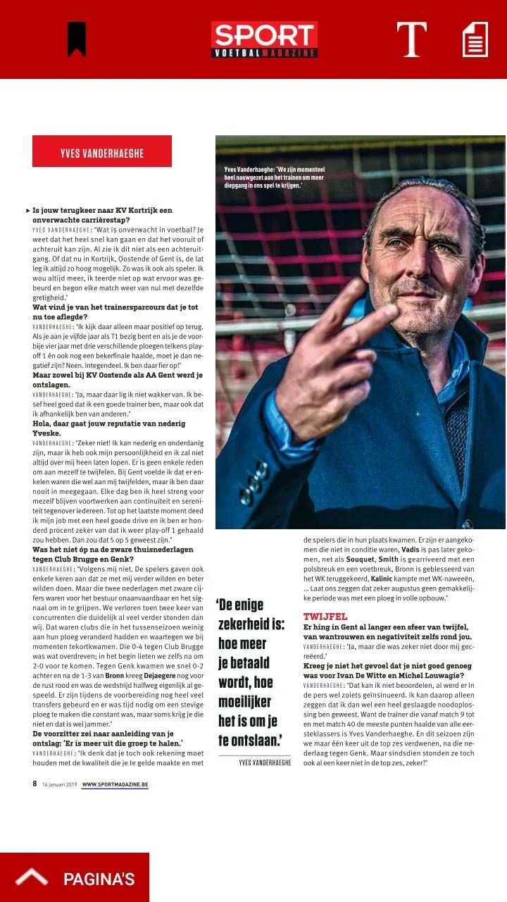 Sport/Voetbalmagazine | Indus Appstore | Screenshot