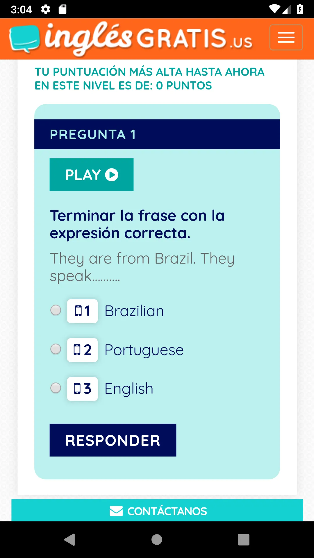 Inglés Gratis | Indus Appstore | Screenshot