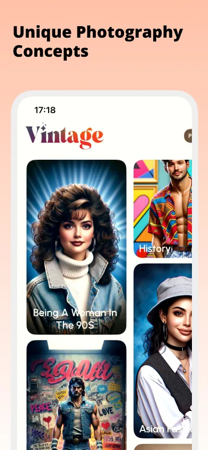 Vintage AI Photo Generator 90s | Indus Appstore | Screenshot