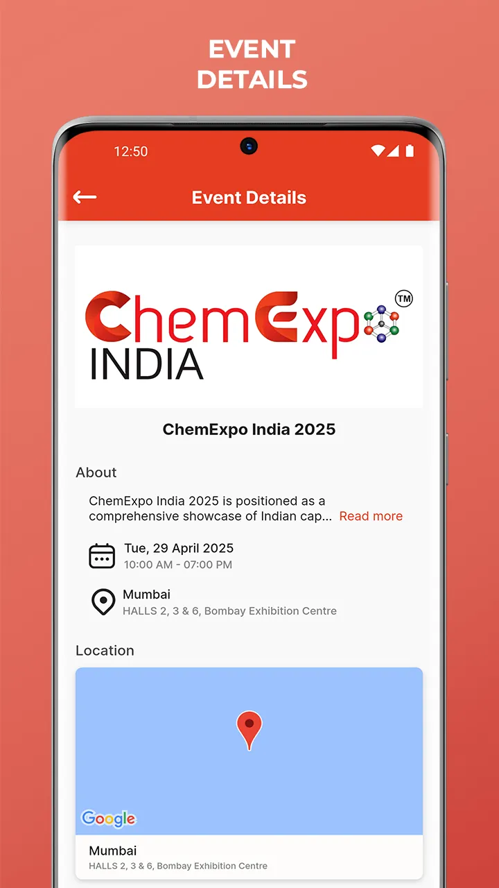 ChemExpo India | Indus Appstore | Screenshot