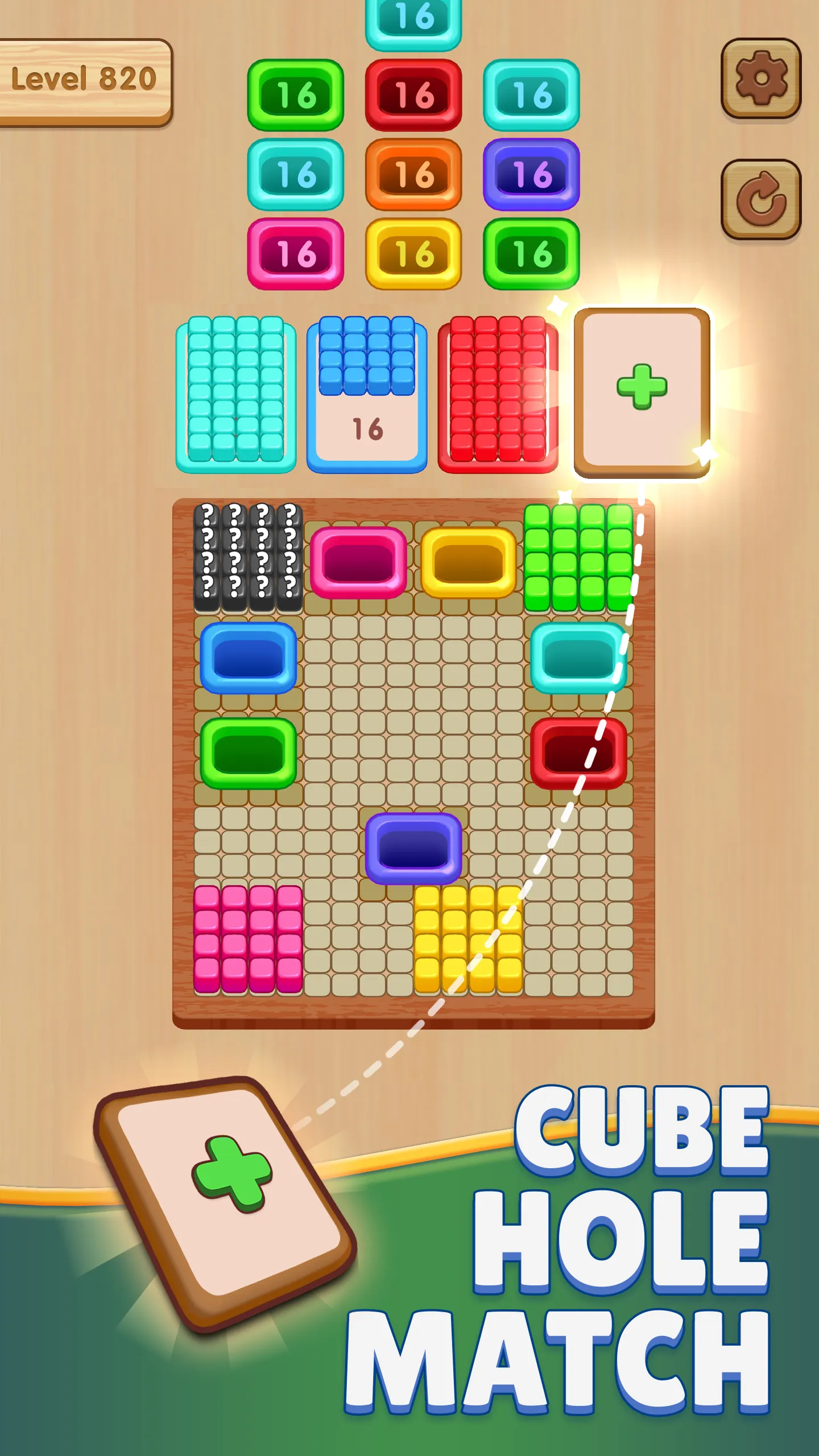 Cube to Hole Puzzle | Indus Appstore | Screenshot