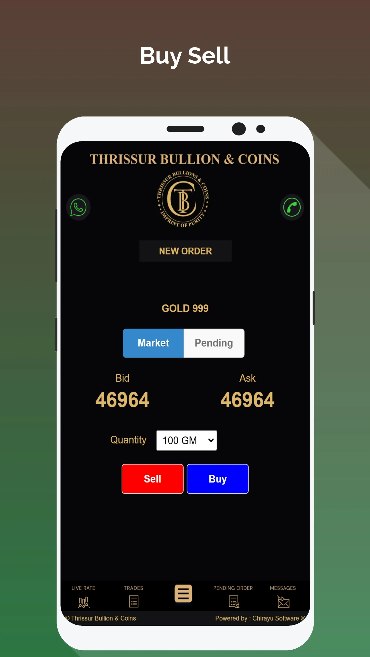 Thrissur Bullions & Coins | Indus Appstore | Screenshot