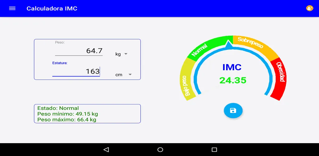 BMI Calculator | Indus Appstore | Screenshot