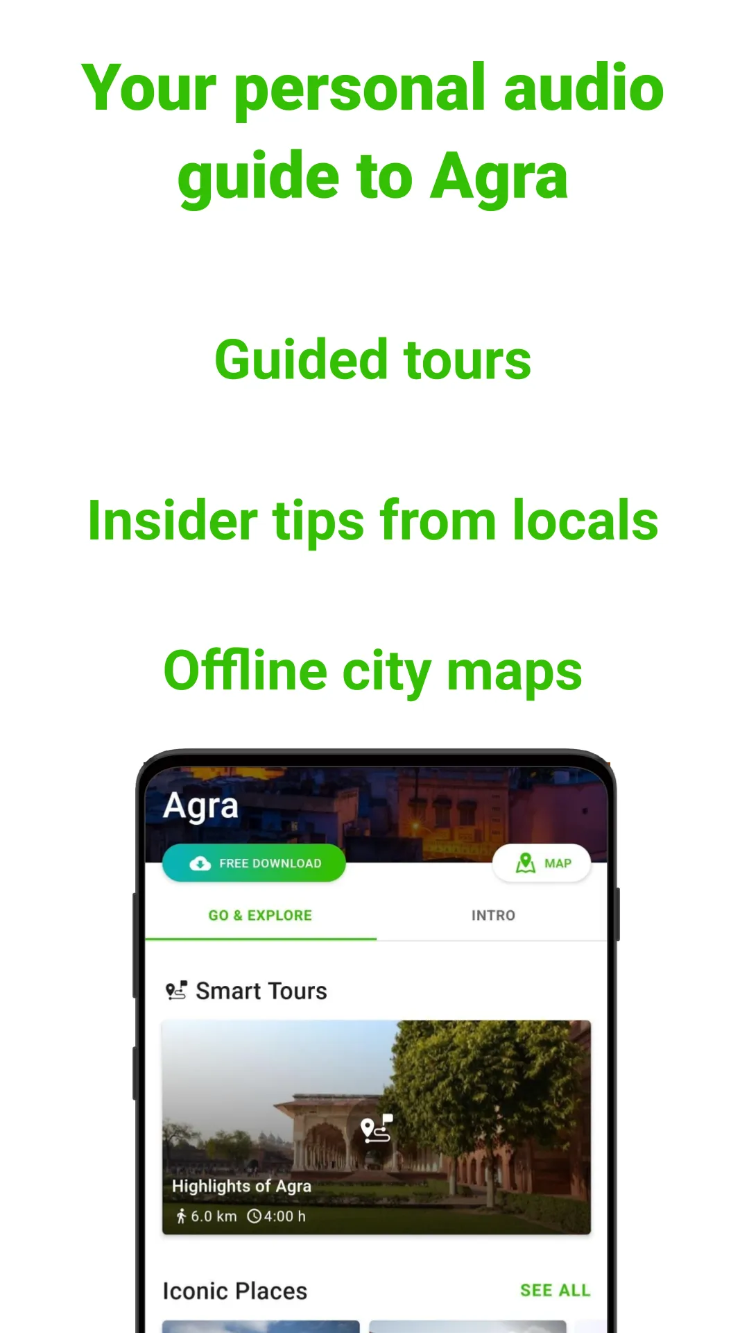 Agra Audio Guide by SmartGuide | Indus Appstore | Screenshot