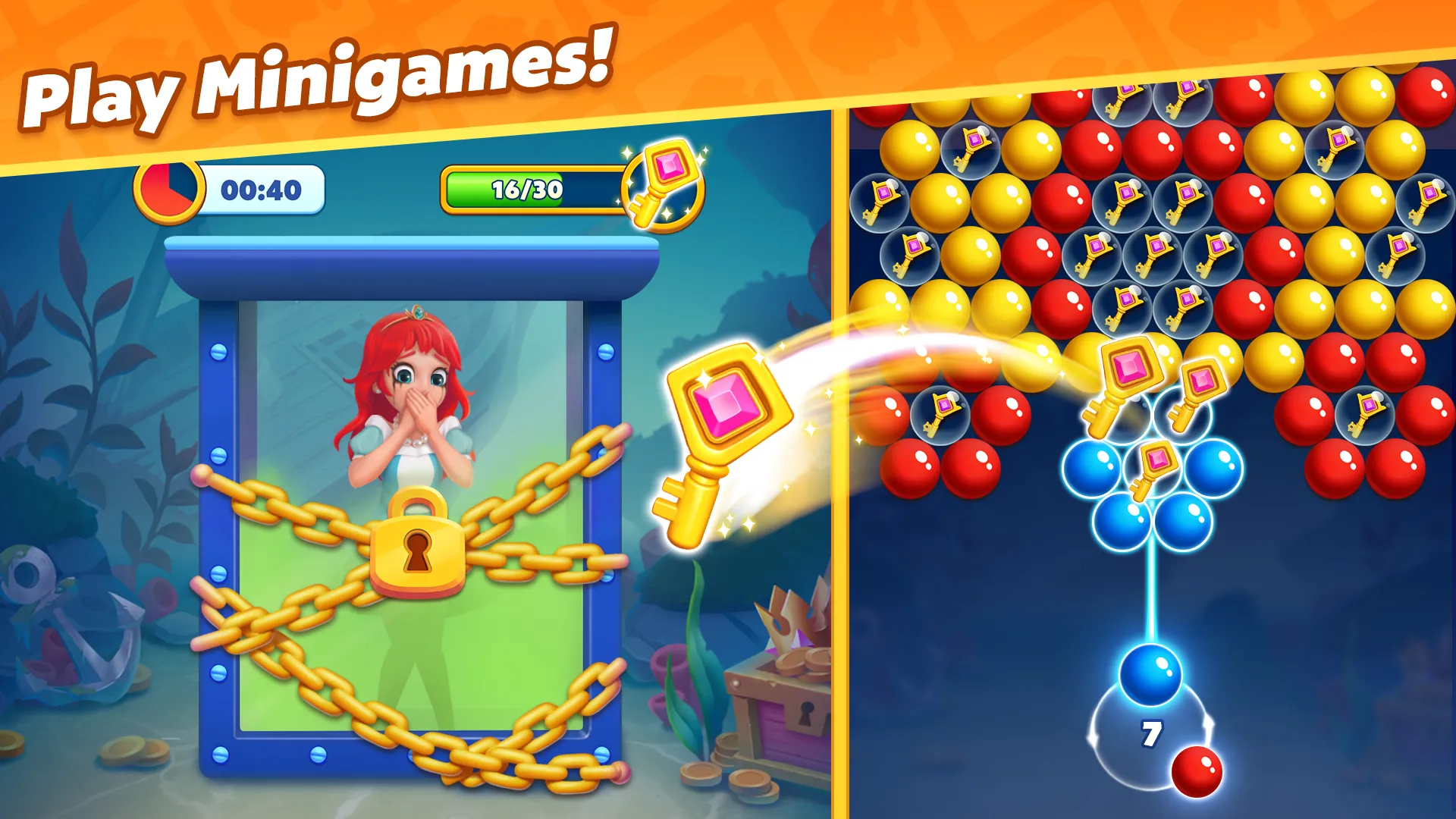 Bubble Shooter Ocean Pop | Indus Appstore | Screenshot