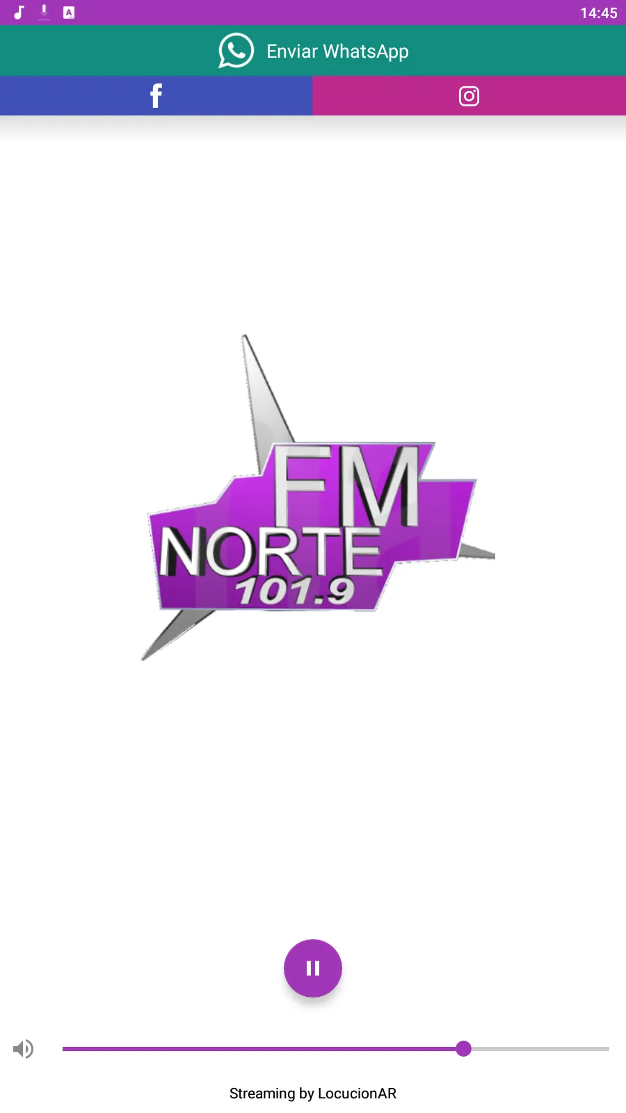 FM Norte 101.9 | Indus Appstore | Screenshot