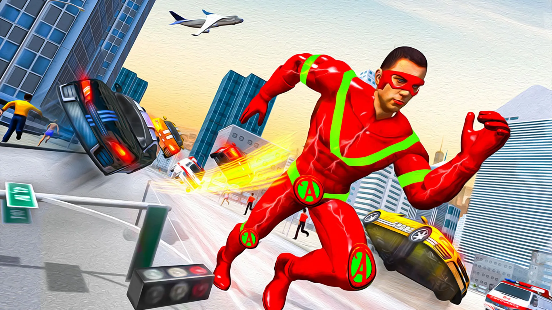 Flying Robot Games: Super Hero | Indus Appstore | Screenshot