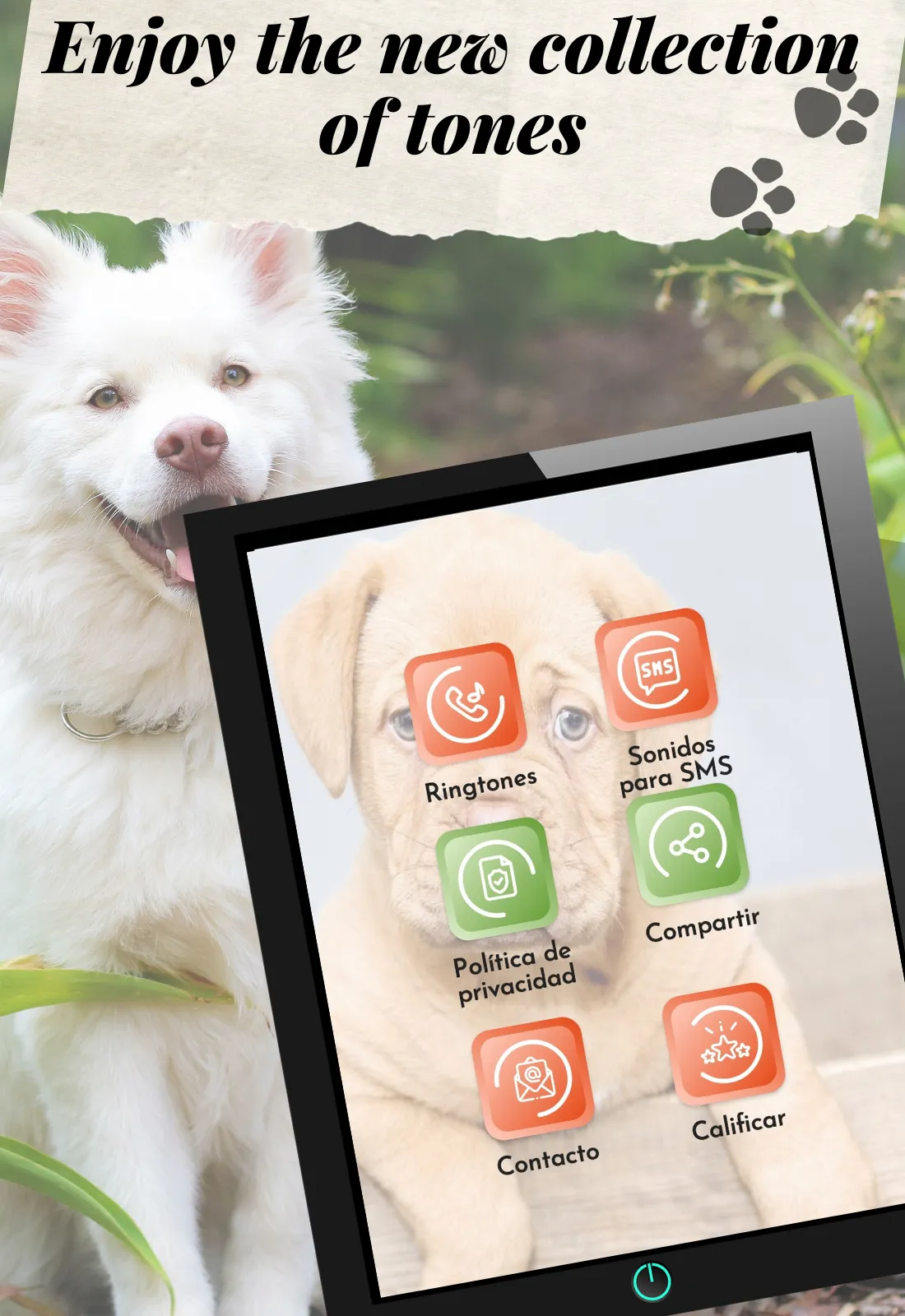 Dog sounds, Ringtones | Indus Appstore | Screenshot