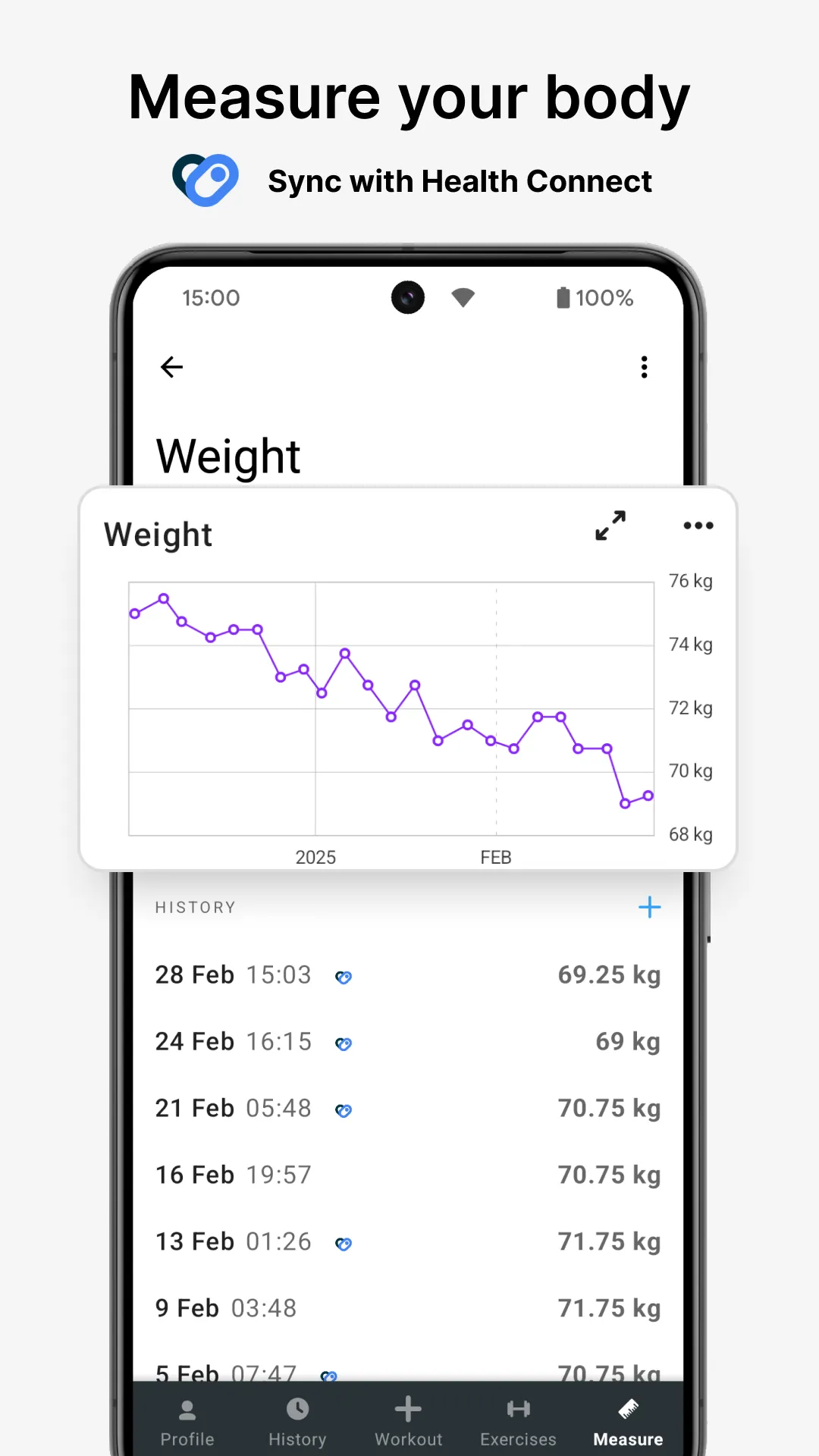 Strong Workout Tracker Gym Log | Indus Appstore | Screenshot