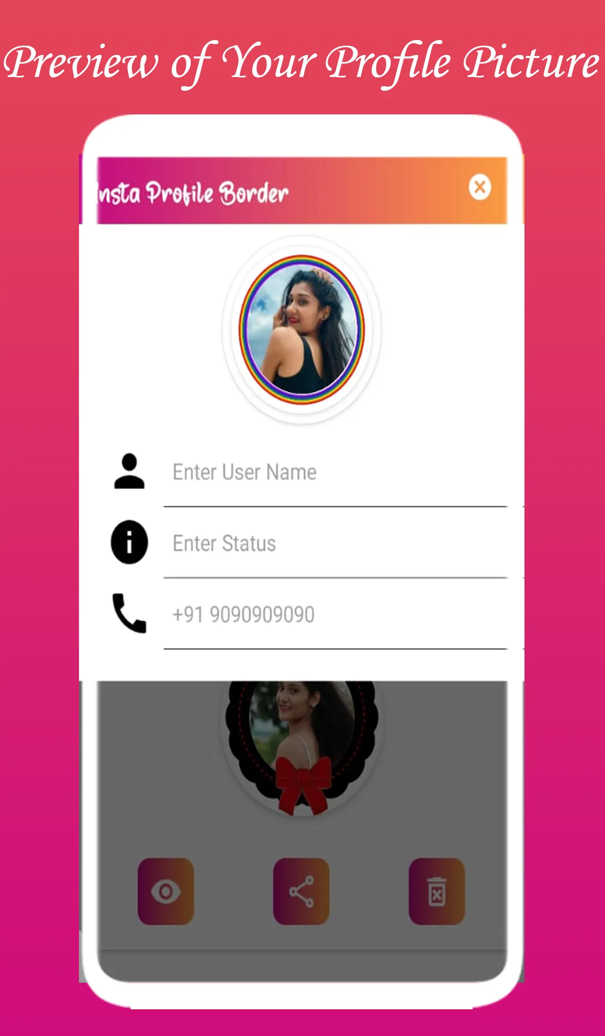 Profile Border , Profile Borde | Indus Appstore | Screenshot