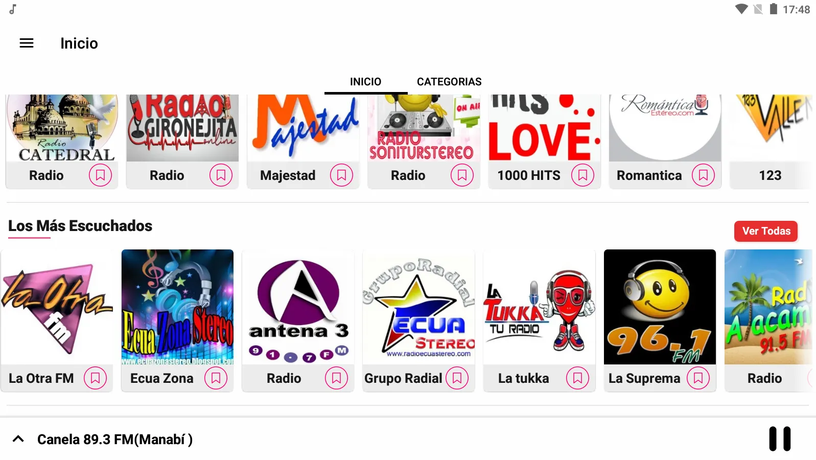 Radios Ecuador Online Emisoras | Indus Appstore | Screenshot