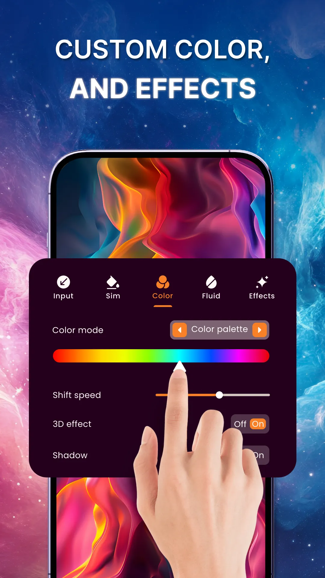Magic fluid: Live 4D wallpaper | Indus Appstore | Screenshot