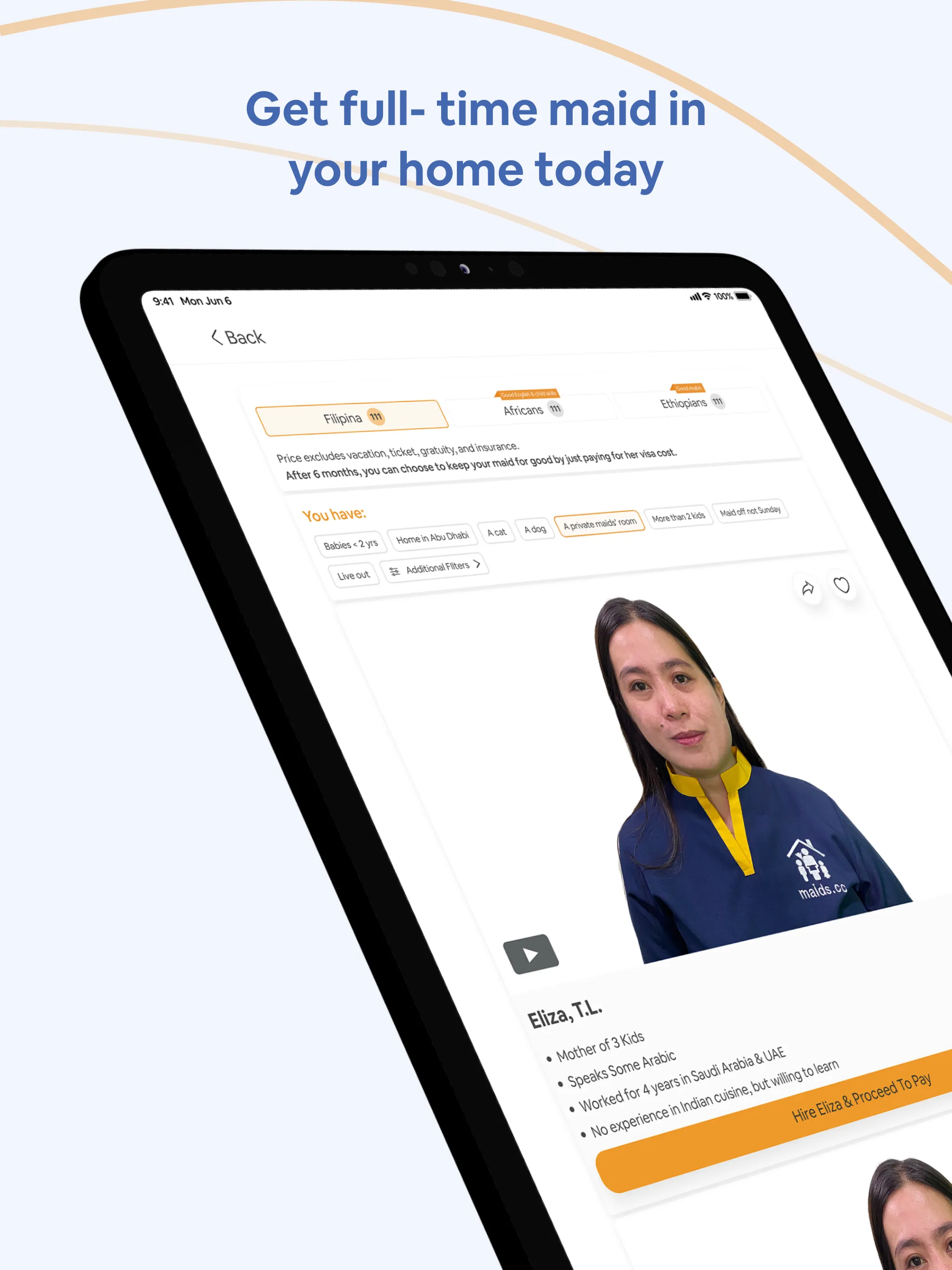 Maids.cc | Indus Appstore | Screenshot