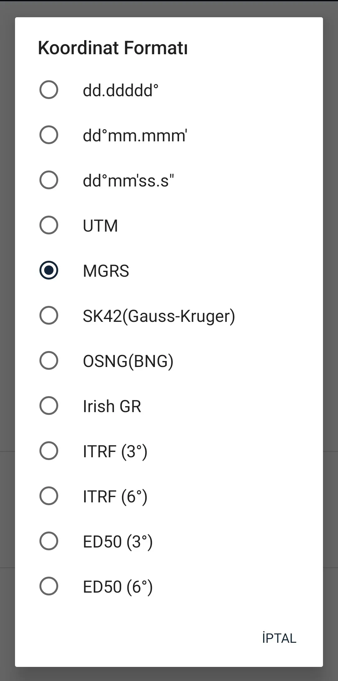 Mgrs & Utm Map | Indus Appstore | Screenshot